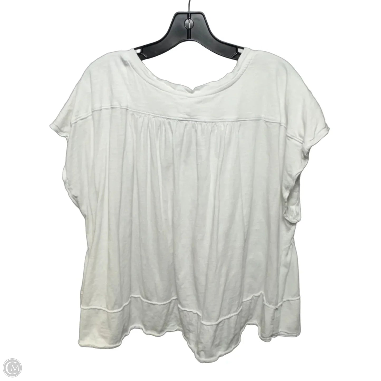 Top Sleeveless By Anthropologie In White, Size: XL