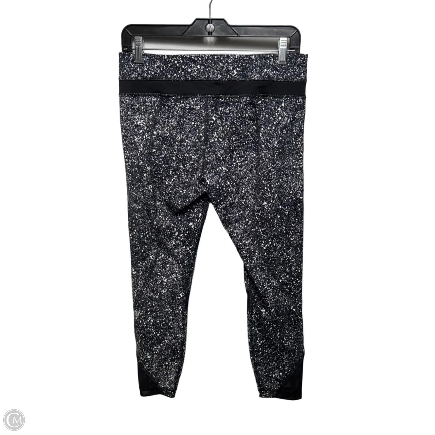 Athletic Leggings By Lululemon In Black & White, Size: 8