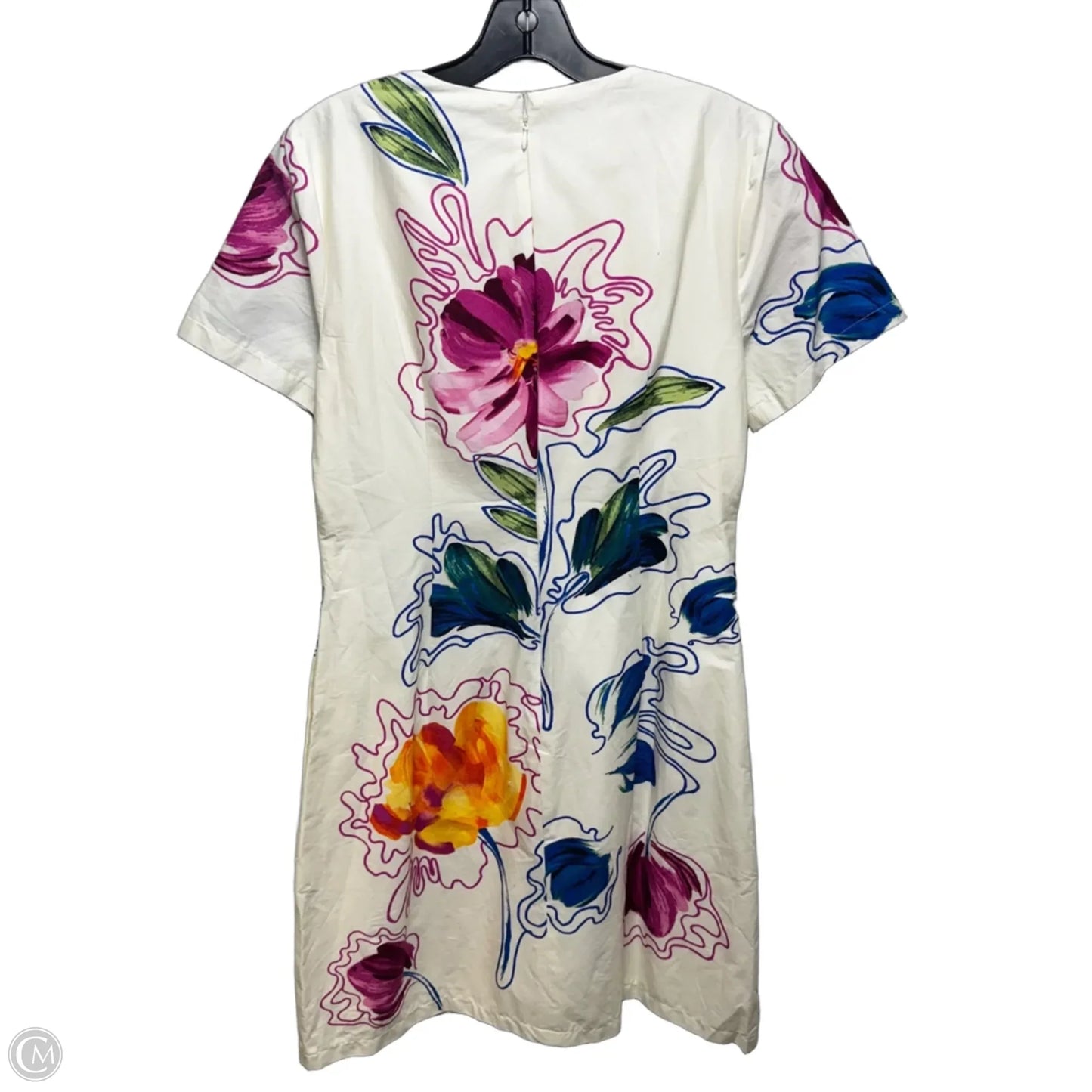 Honor Cotton Shift Dress By Maggy London In Floral Print, Size: 10