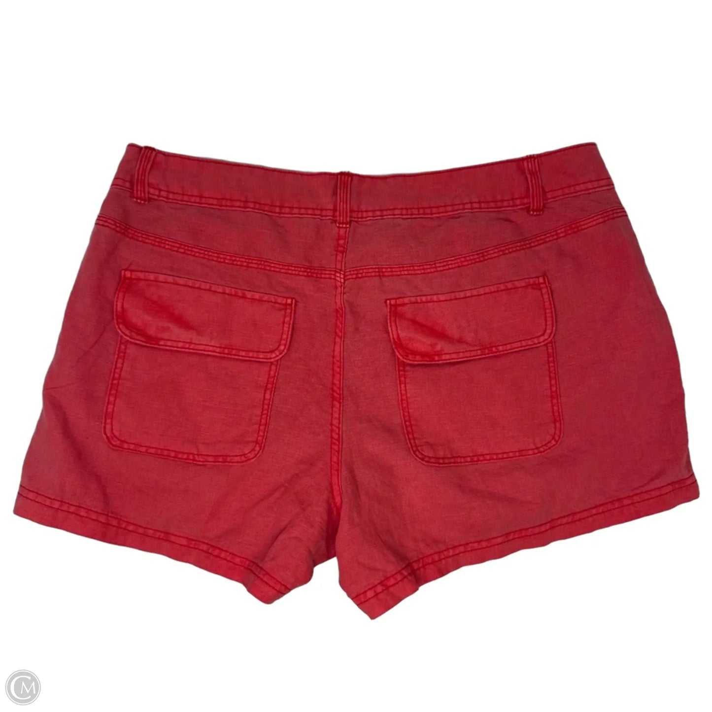 Linen Blend Shorts By J. Crew In Coral, Size: 8