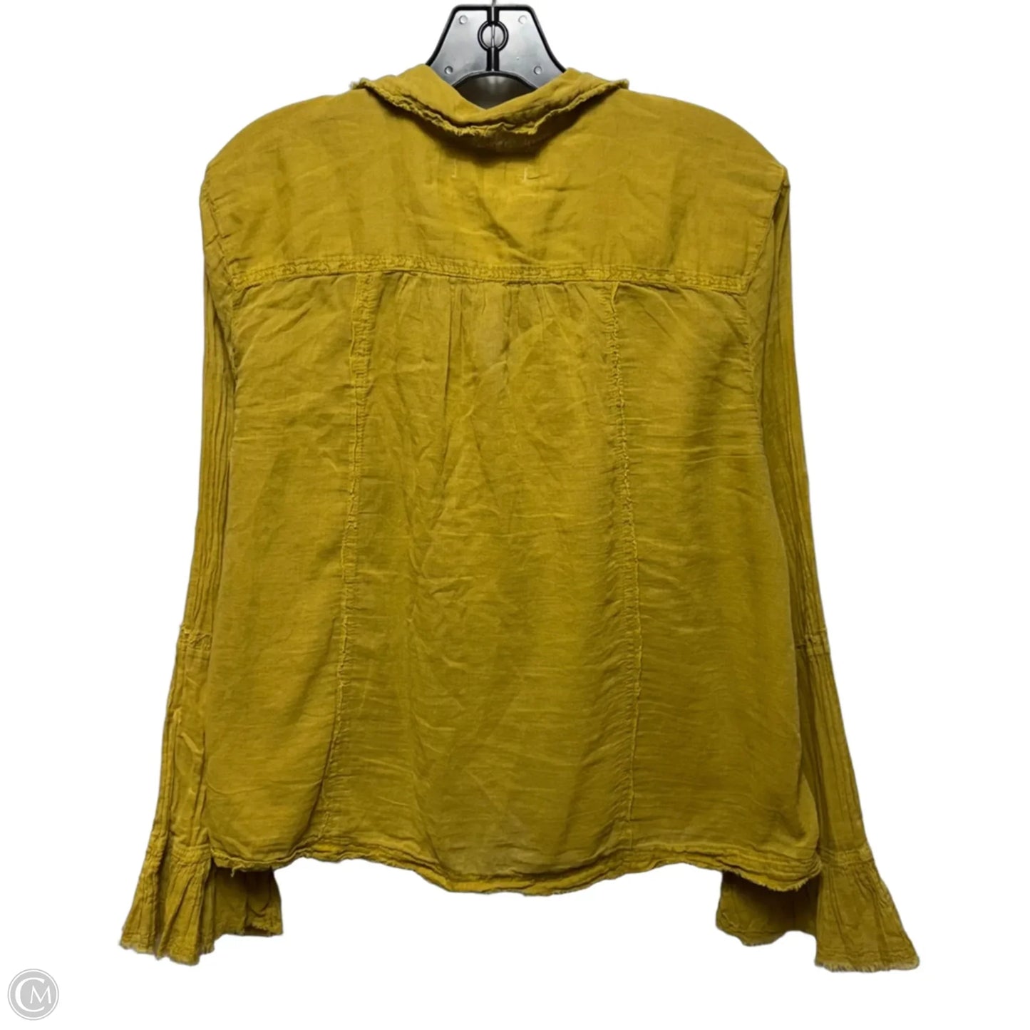 Top Long Sleeve By We The Free In Chartreuse, Size: S