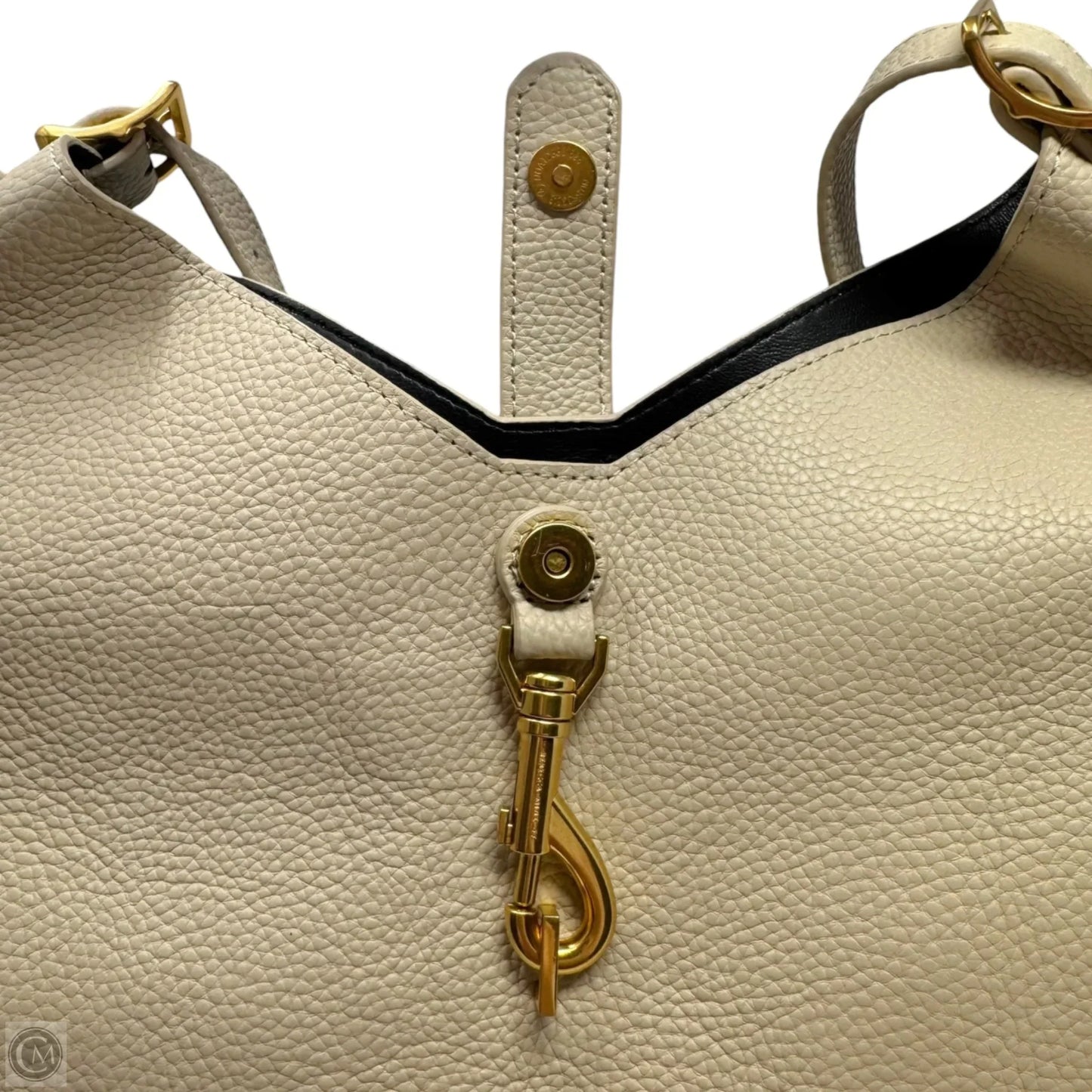 Megan Leather Hobo Handbag Designer By Rebecca Minkoff, Size: Medium