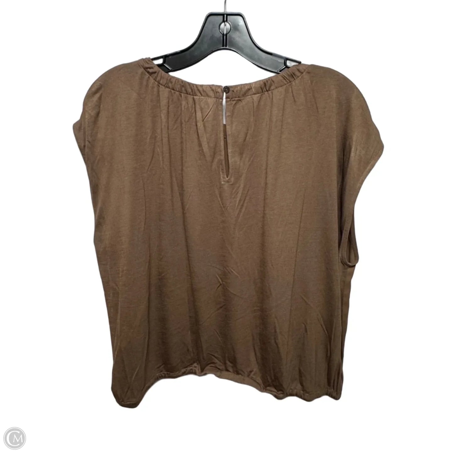 Top Sleeveless By Loft In Brown, Size: Xlp