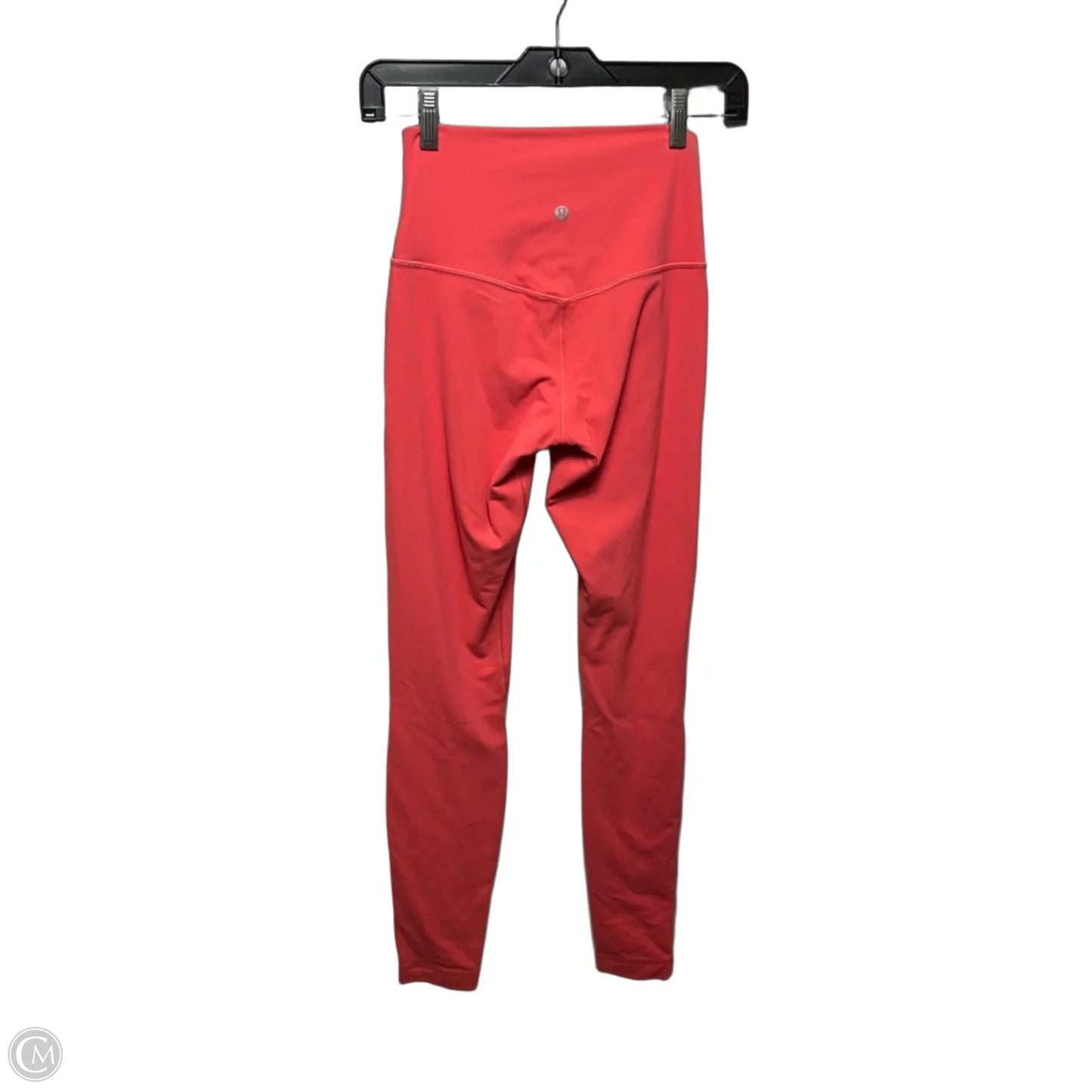 Athletic Leggings By Lululemon In Coral, Size: 4