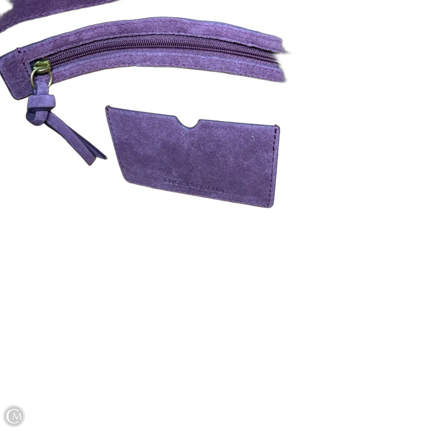 Handbag Leather By Lucky Brand, Size: Medium