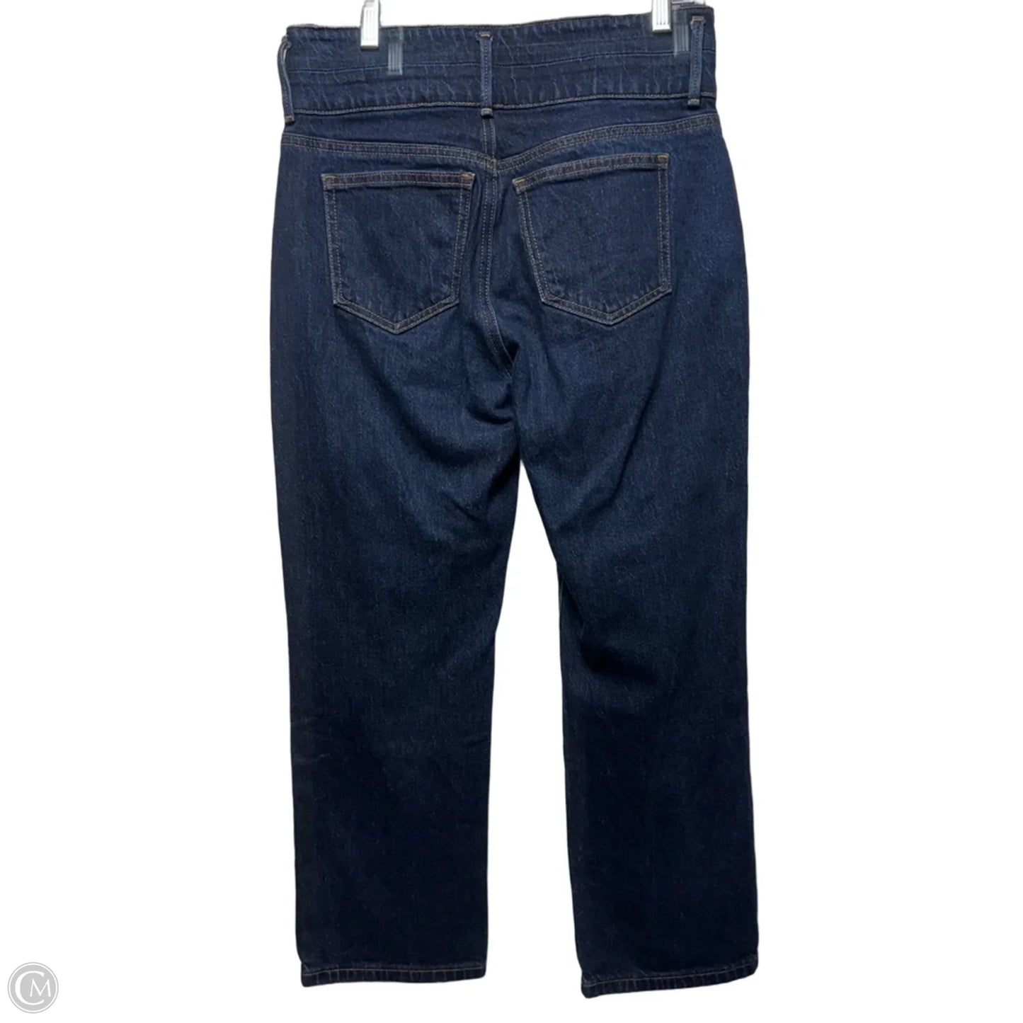 Jeans Straight By Ann Taylor In Blue Denim, Size: 4p