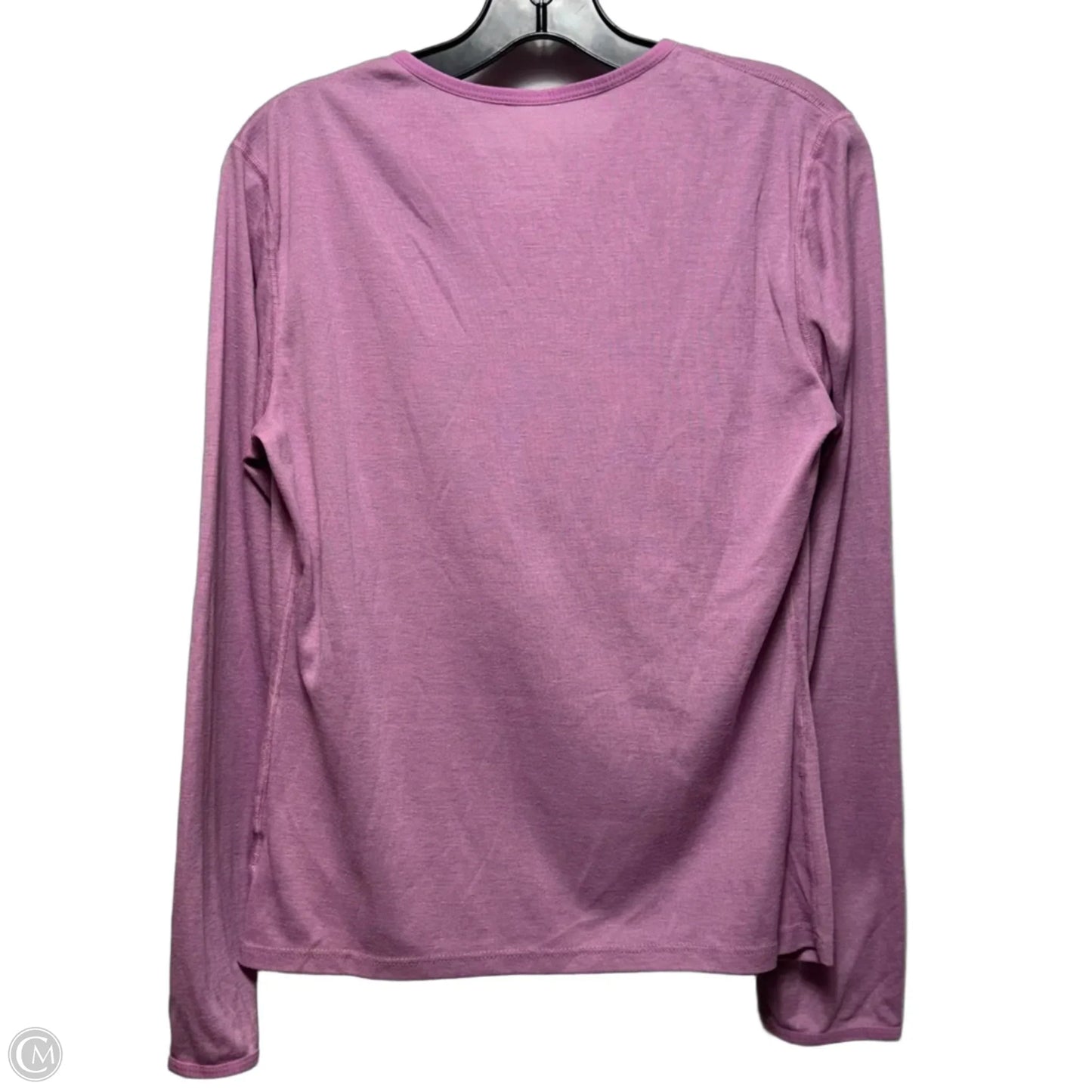 Athletic Top Long Sleeve Crewneck By Patagonia In Pink, Size: L