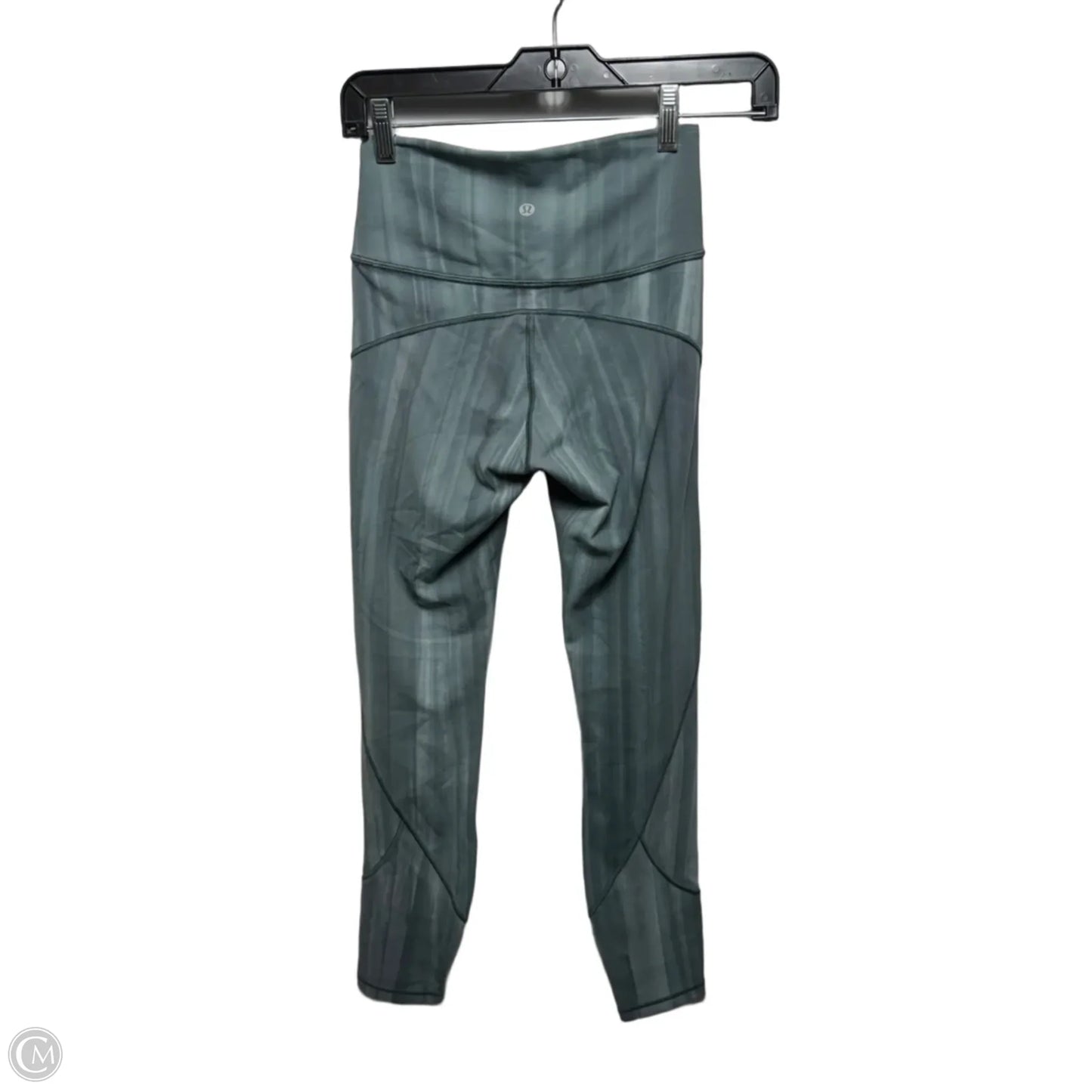 Athletic Leggings By Lululemon In Aqua, Size: 4