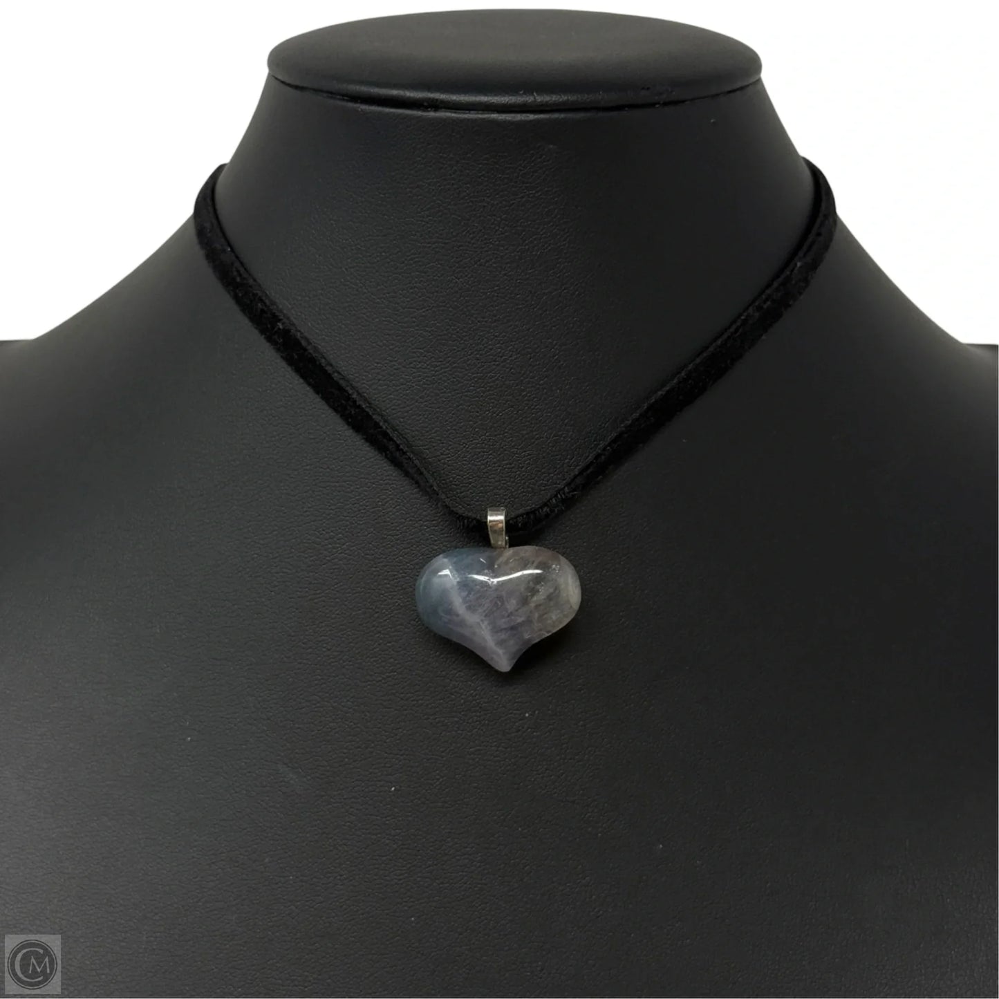 Stone Heart Choker Necklace