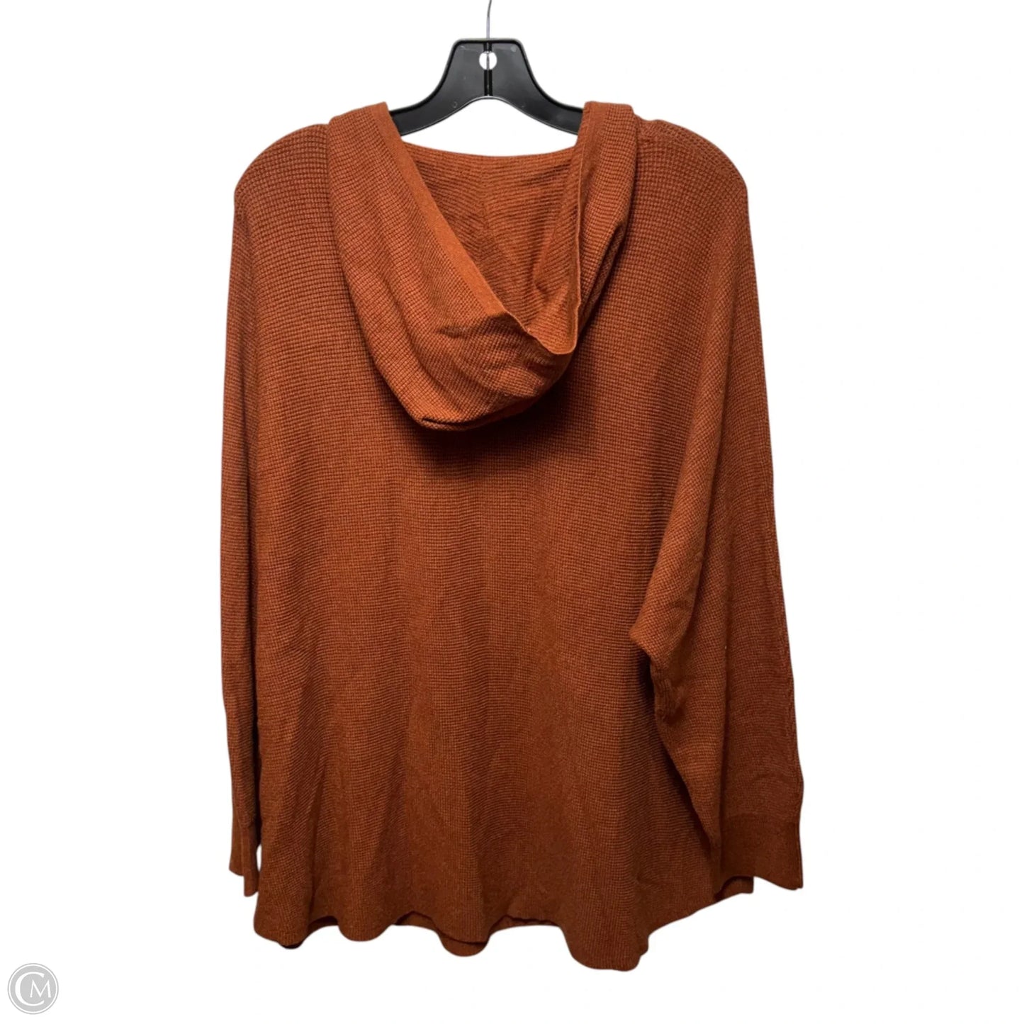 Sweater Hoodie By Vila Milano In Orange, Size: 2x