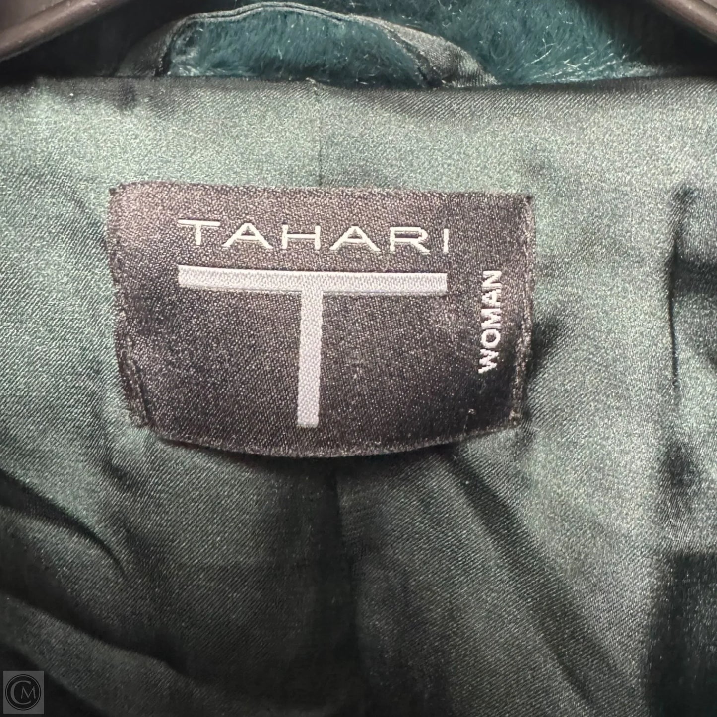 Jacket Faux Fur & Sherpa By Tahari In Green, Size: 2x