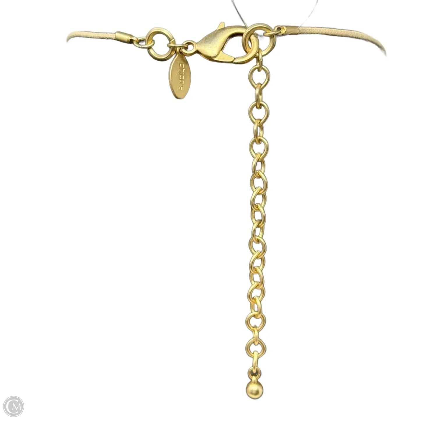 Gold Tone Floral Pendant Necklace By Chico’s