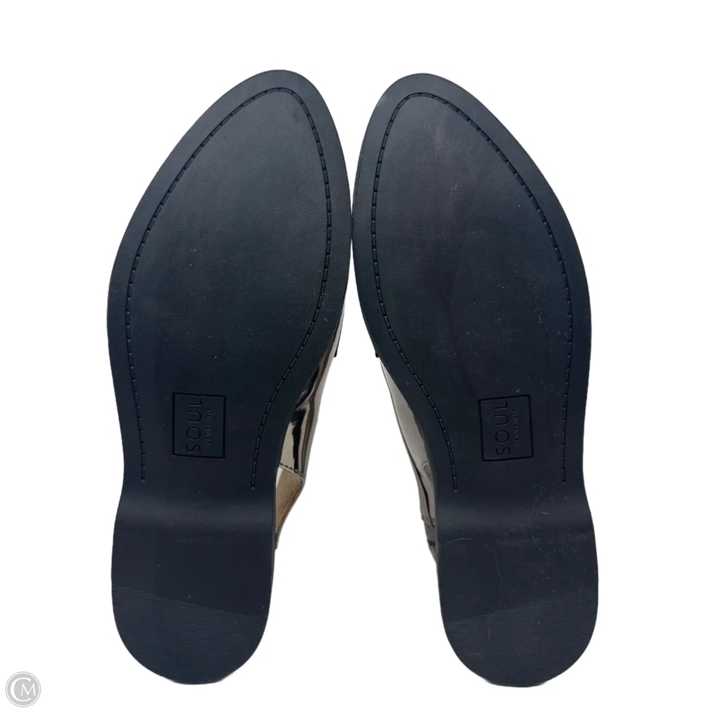 Metallic Slingback Loafers Shoes Flats By Naturalizer In Bronze, Size: 7