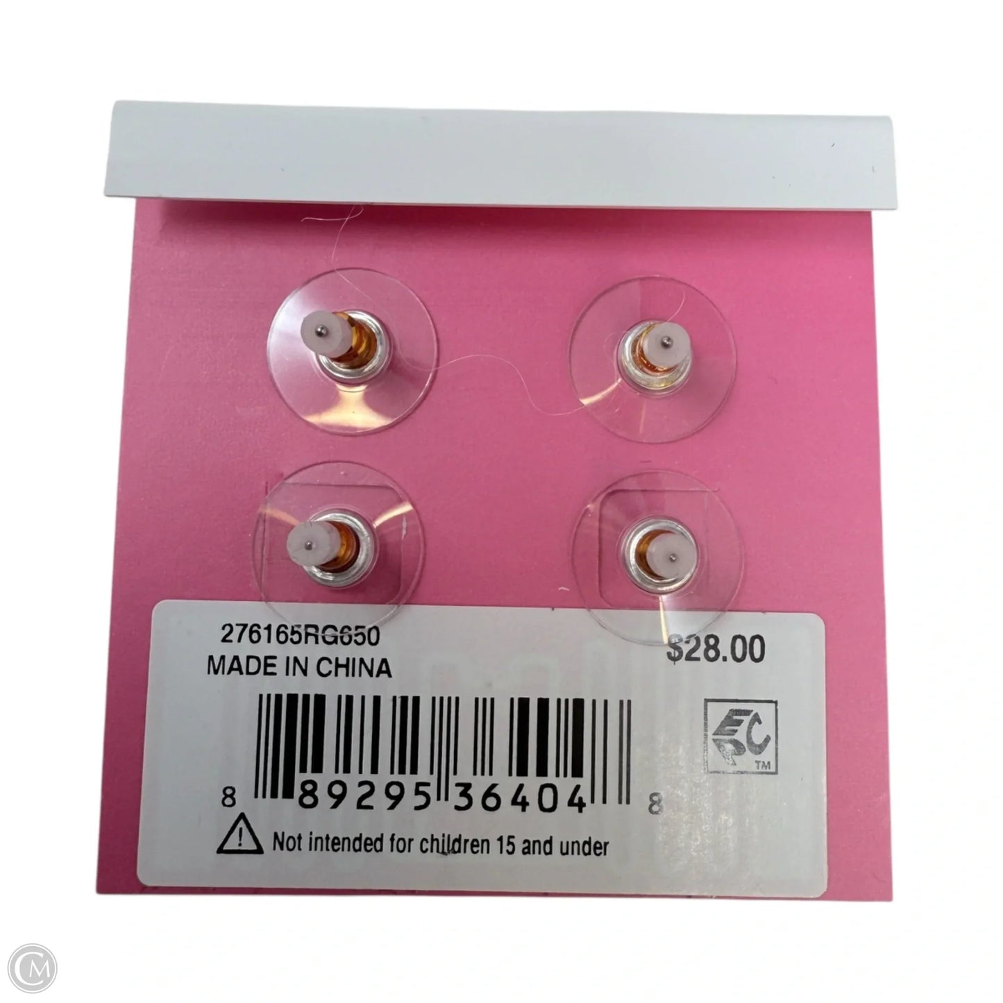 Cubic Zirconia Owl & Heart Stud Earrings Set By Betsey Johnson