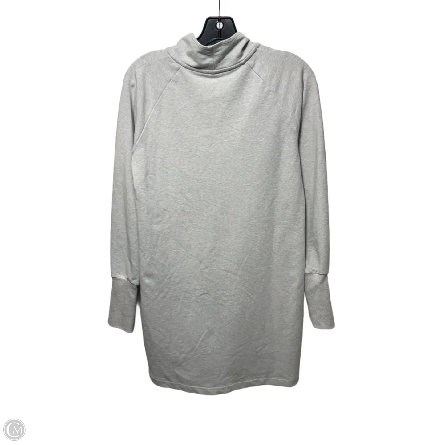 Athletic Top Long Sleeve Collar By Lole In Grey, Size: S