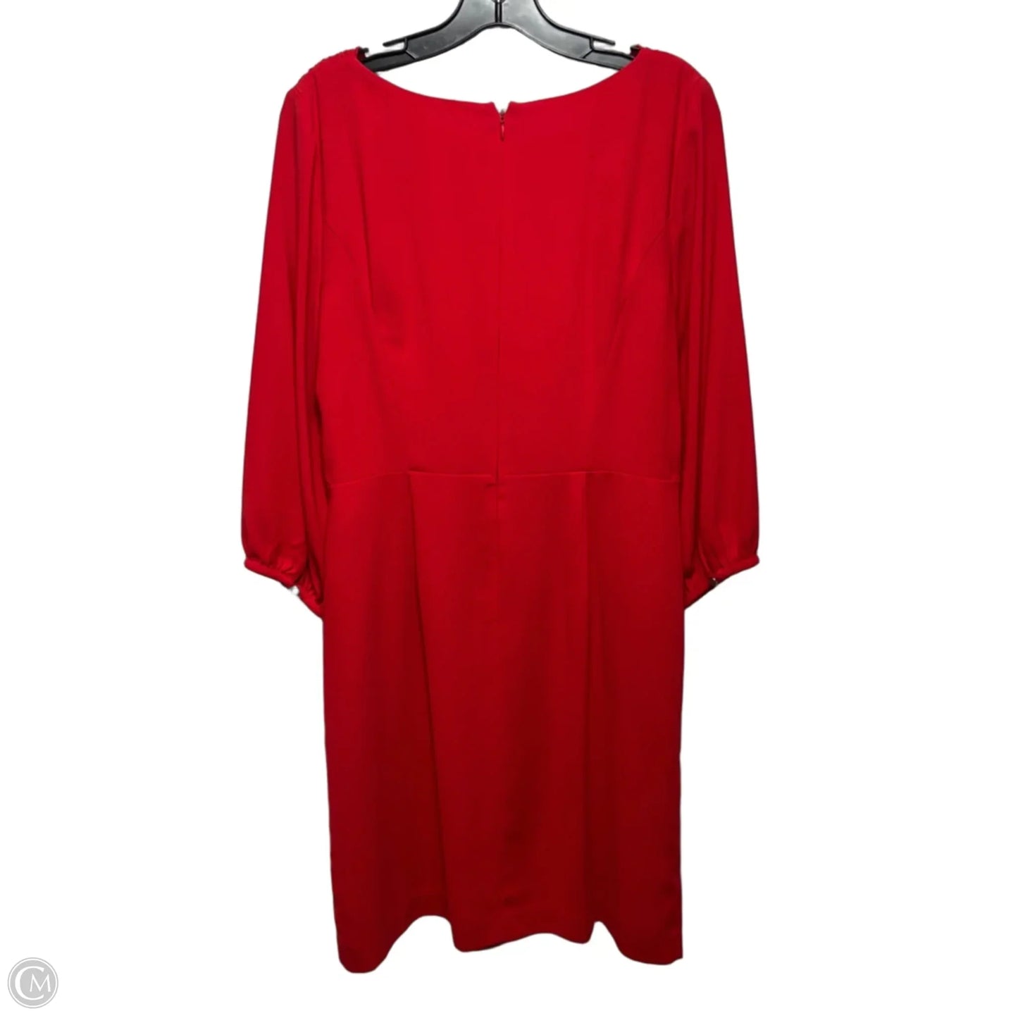 Dress Casual Midi By Talbots In Red, Size: 8