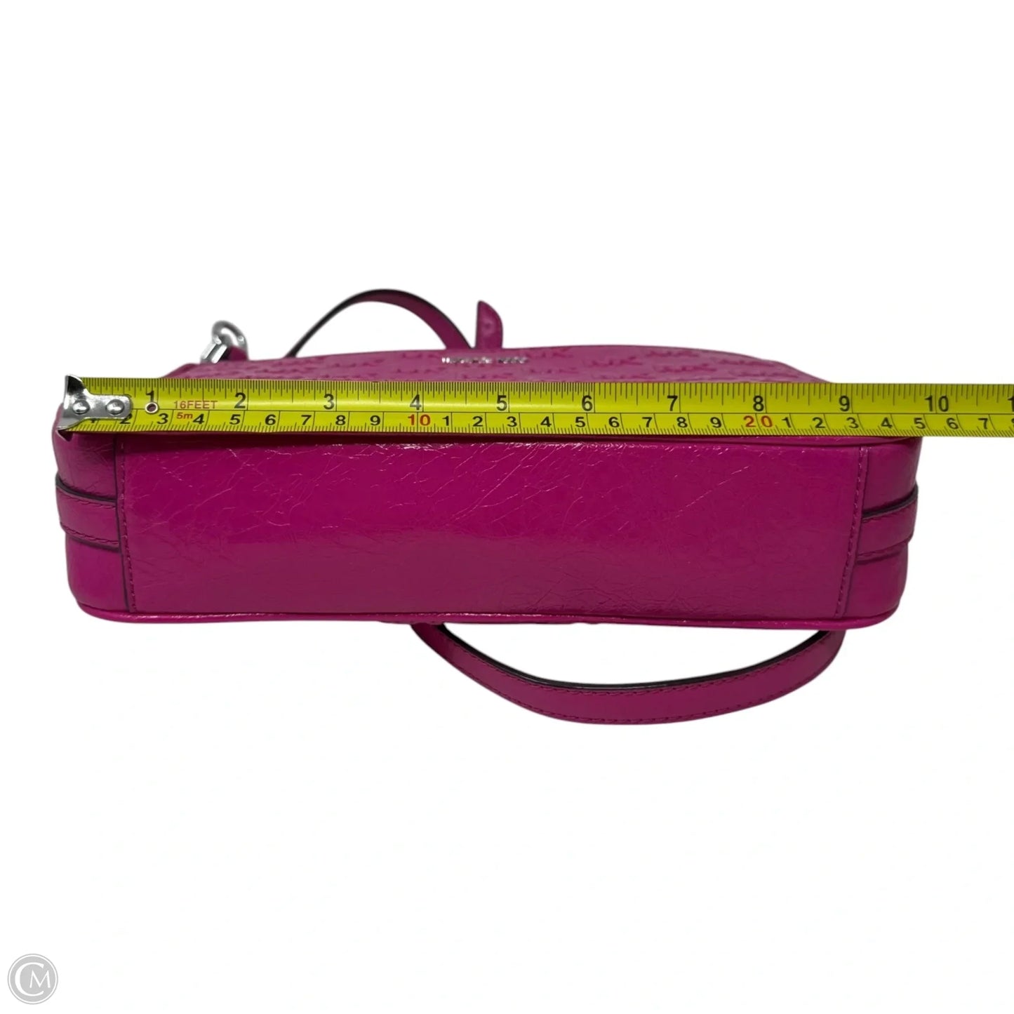 Jet Set Patent Debossed Handbag By Michael By Michael Kors, Size: Small