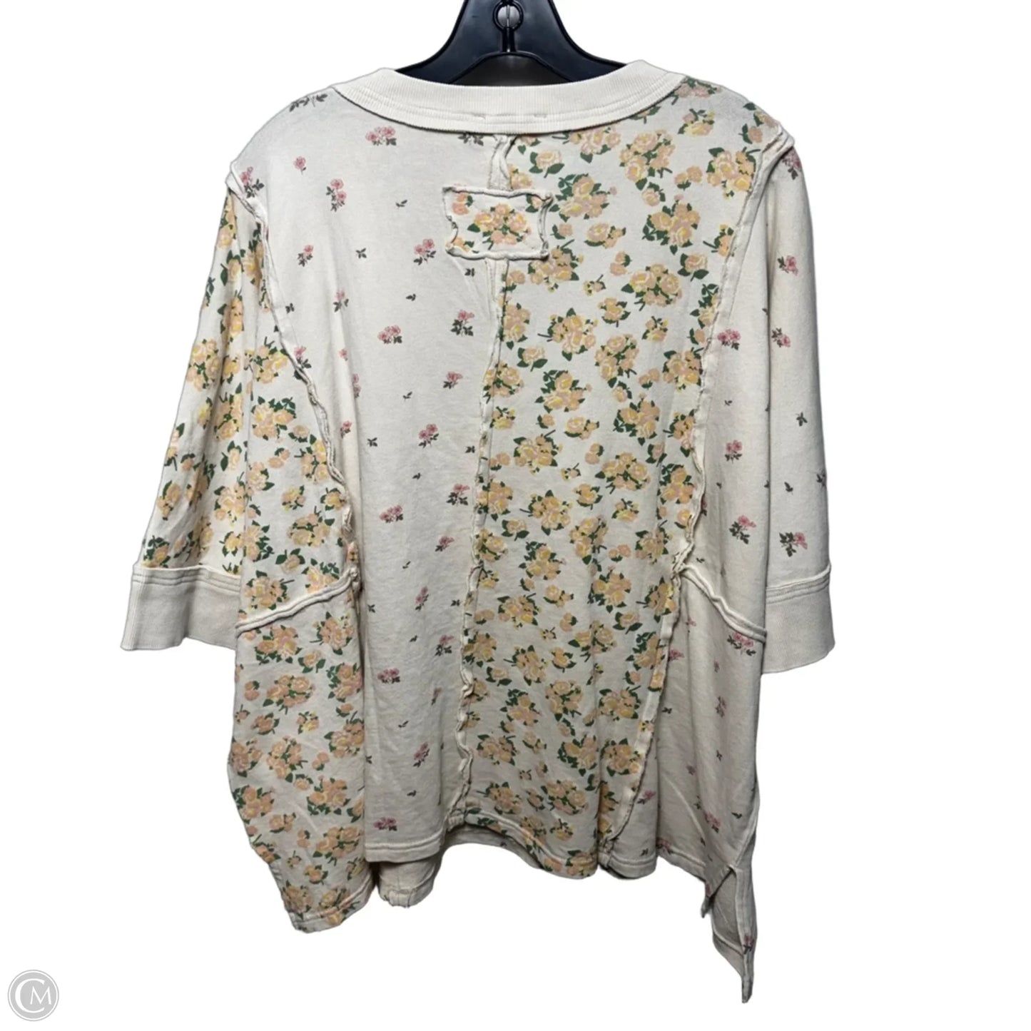 Top Short Sleeve By Easel In Floral Print, Size: M