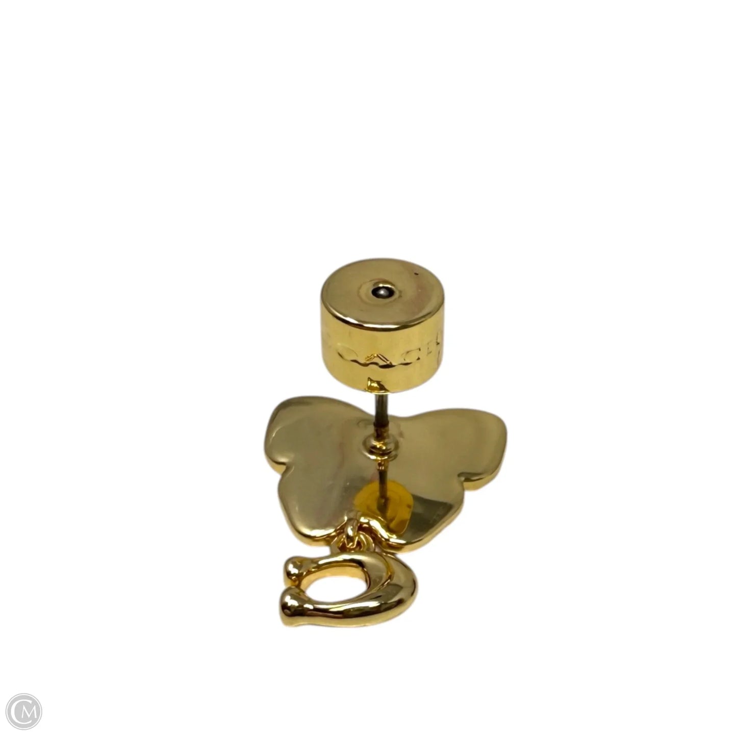Faux Stone Signature Heritage Butterfly Earrings Designer By Coach