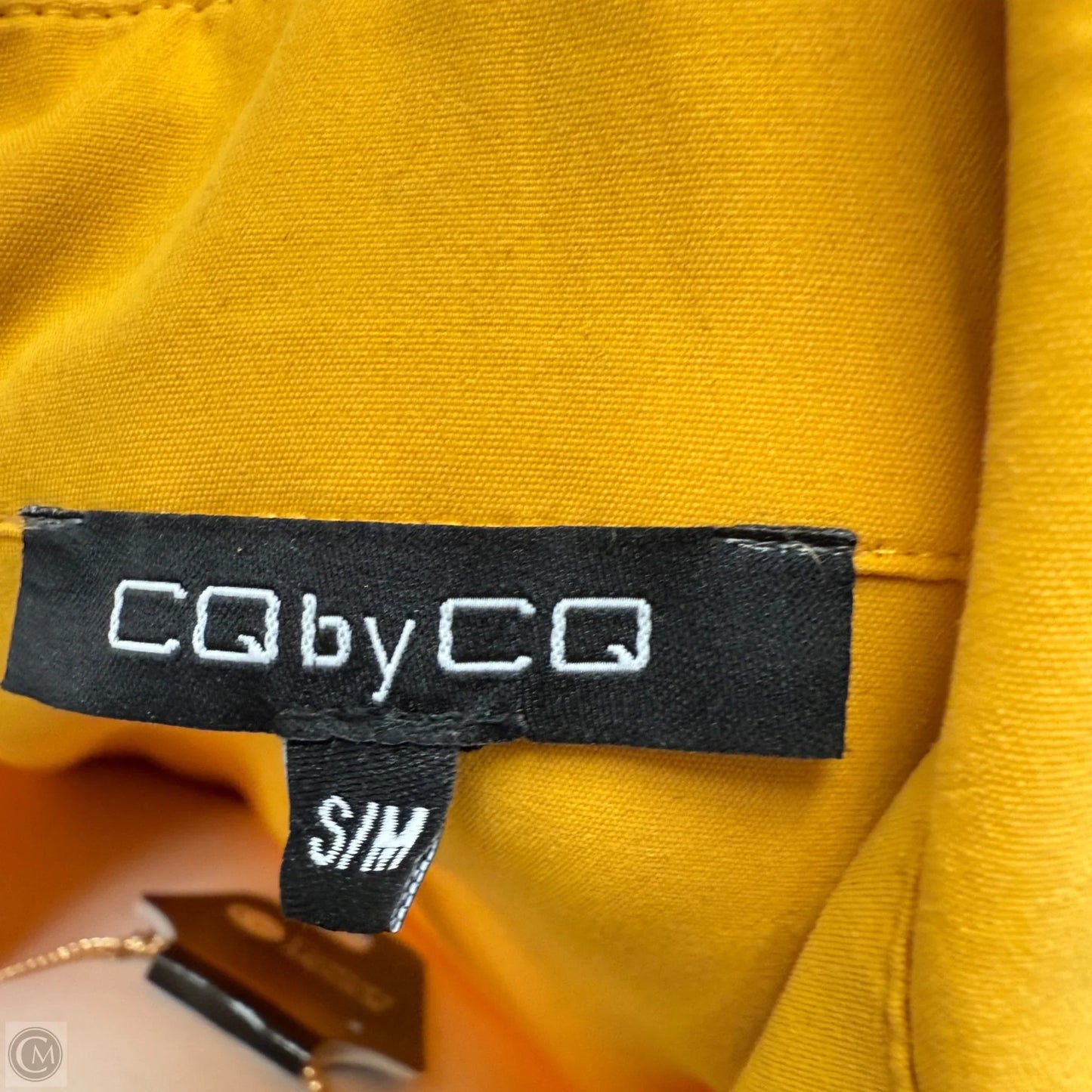 Asymmetrical Shirt Dress By CQbyCQ In Yellow, Size: S/M