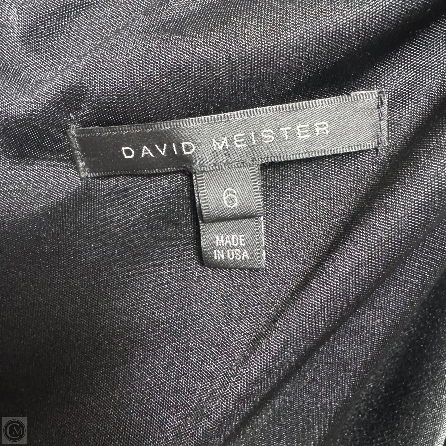 Dress Party Short By David Meister In Black, Size: 6