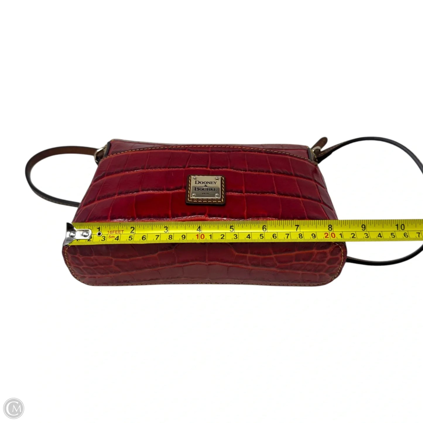 Croco Crossbody Designer By Dooney And Bourke, Size: Small