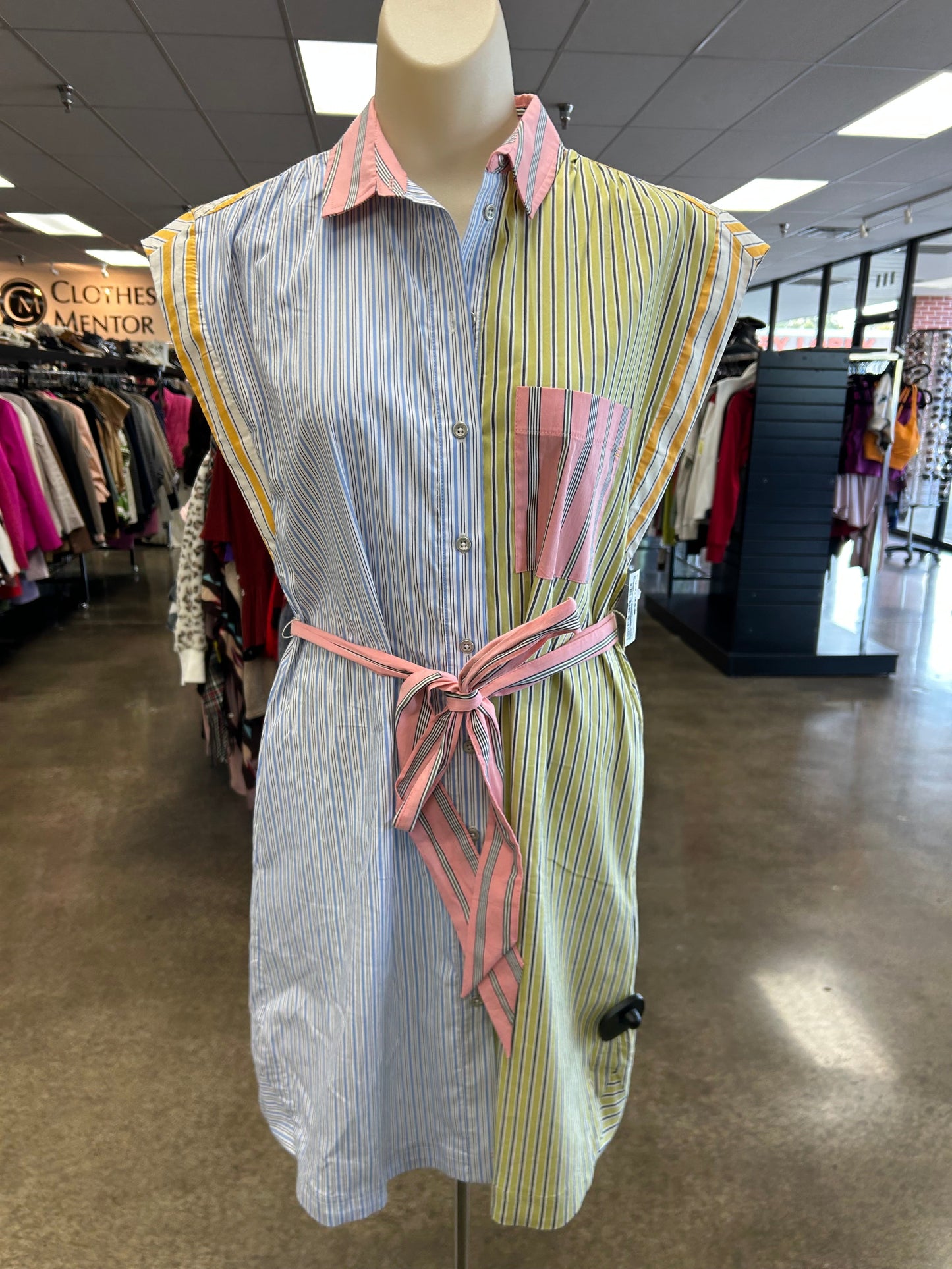 Dress Casual Short By Maeve In Striped Pattern, Size:S