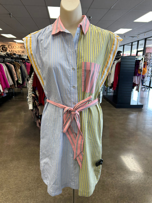 Dress Casual Short By Maeve In Striped Pattern, Size:S