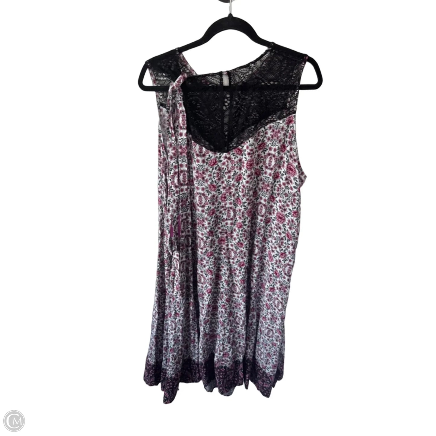 Dress Casual Maxi By Torrid In Black & Pink, Size: 4x