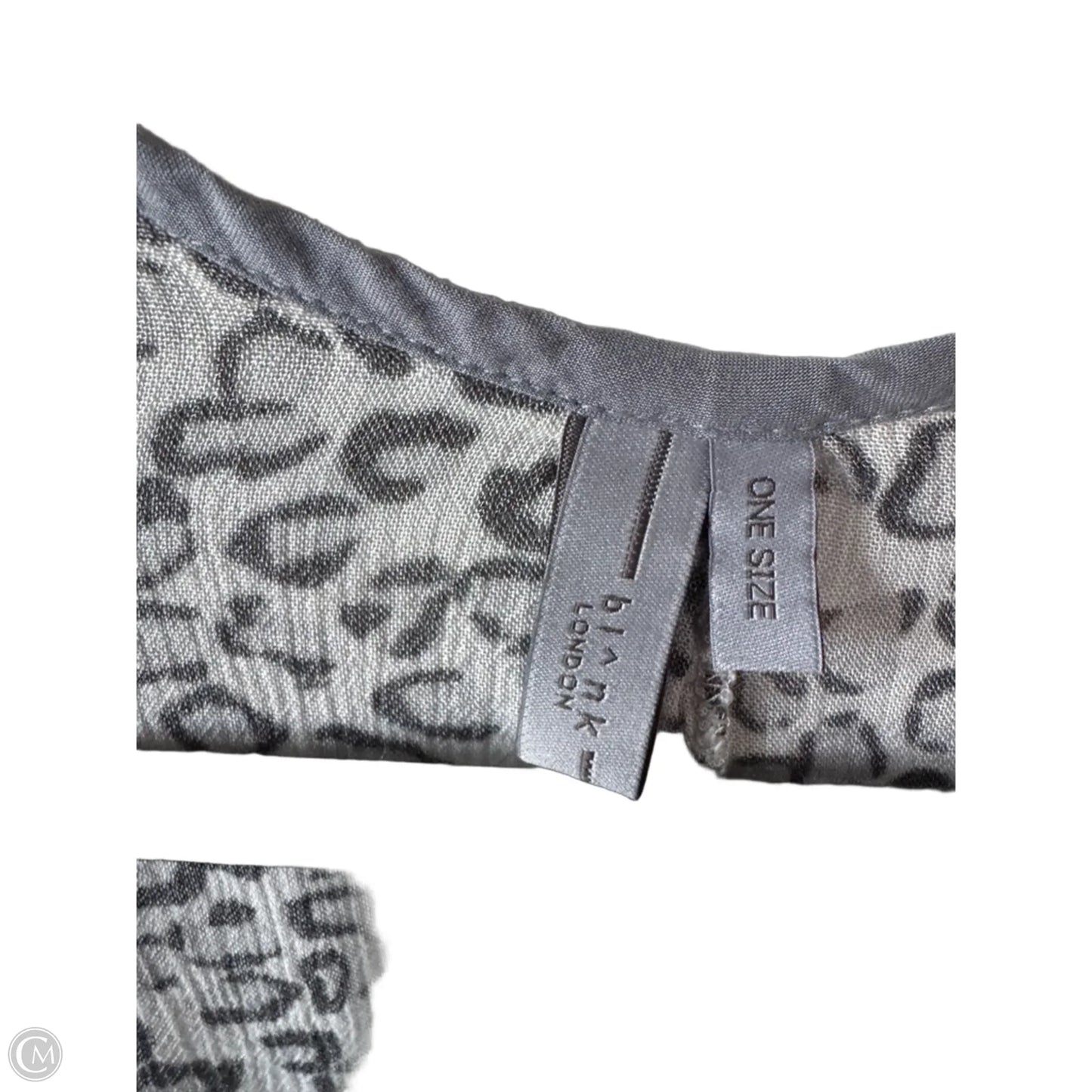 Kimono By Blank London In Grey & Pink, Size: Osfm