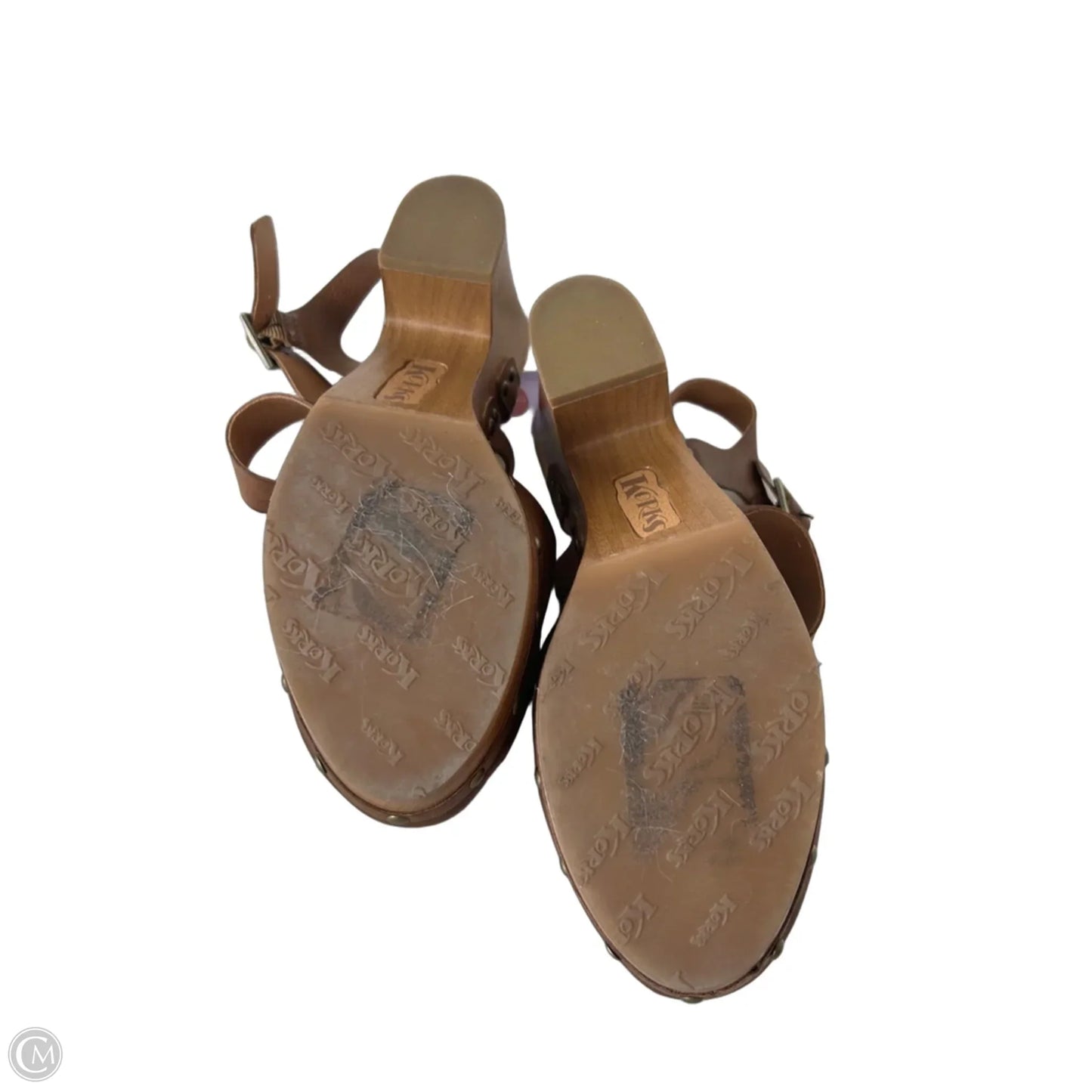 Shoes Heels Block By Korks In Brown, Size: 10