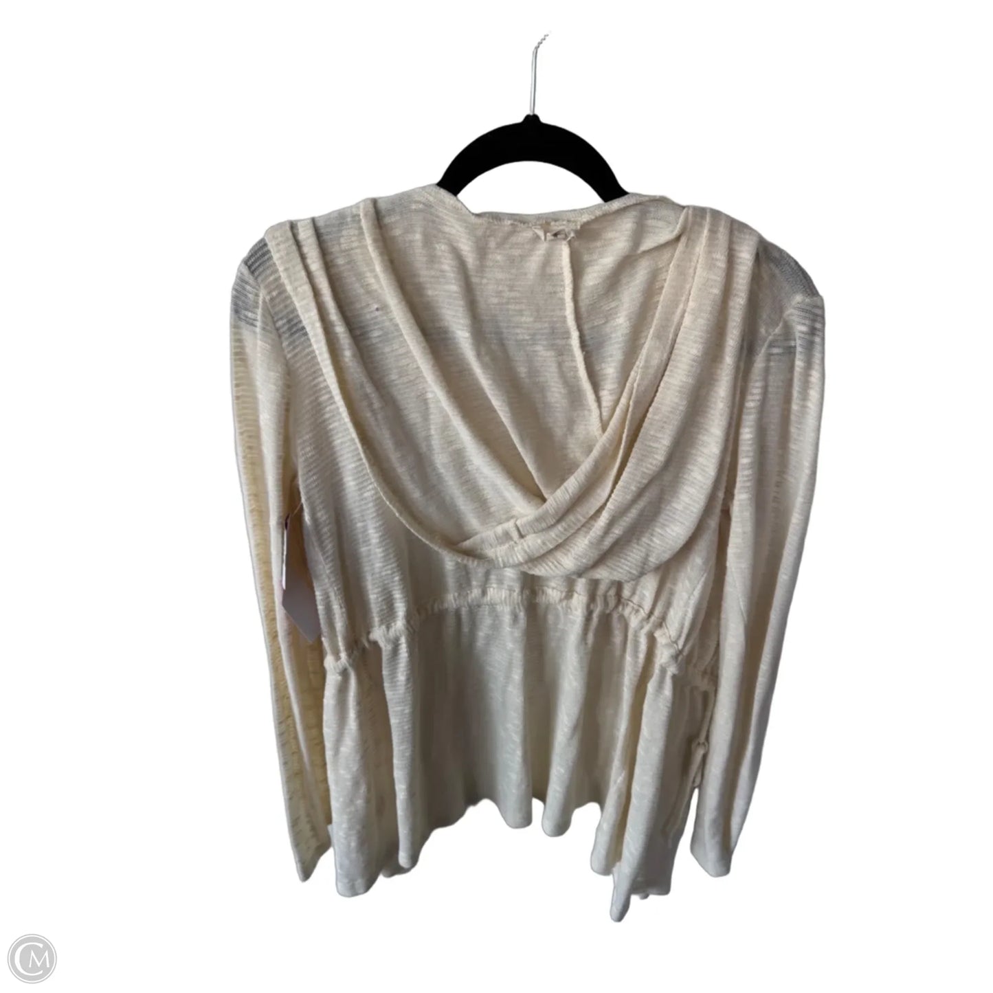 Cardigan By Hem & Thread In Cream, Size: M