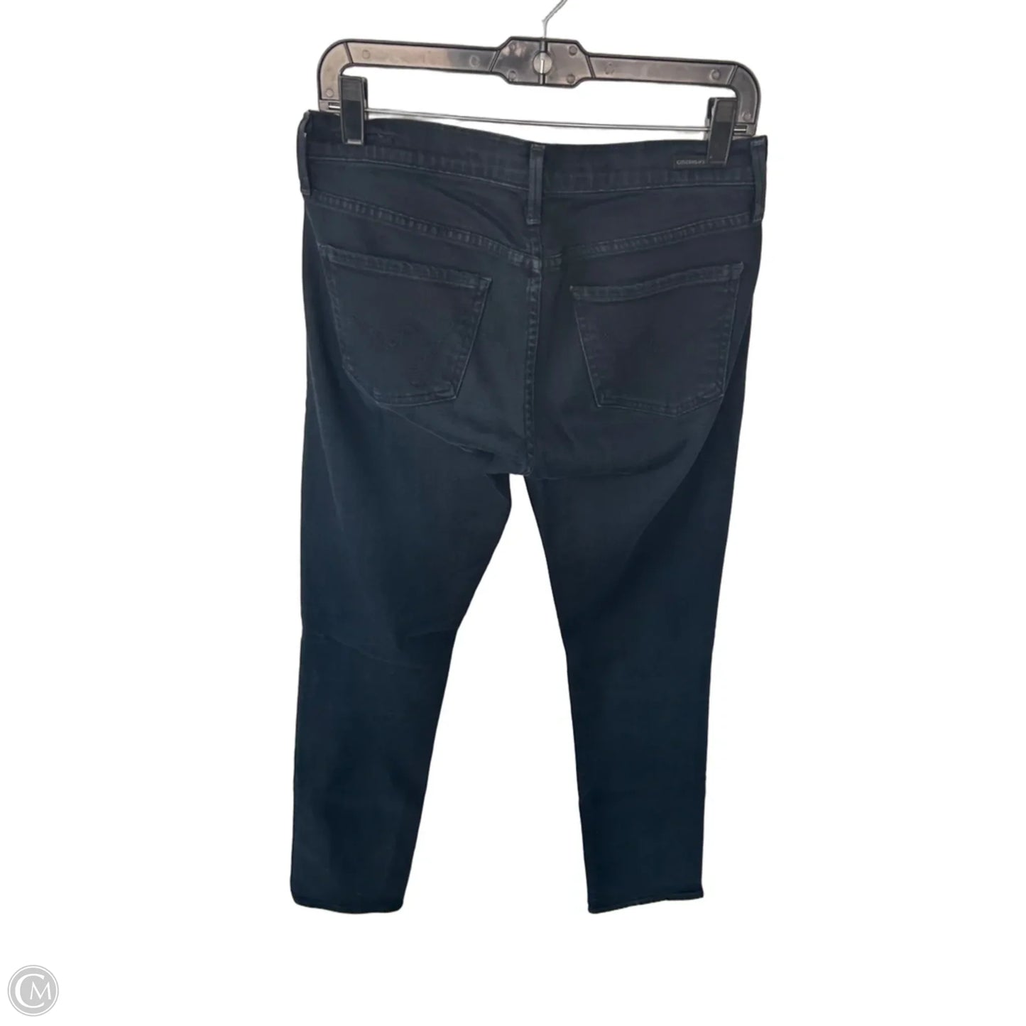 Jeans Straight By Citizens Of Humanity In Black Denim, Size: 8