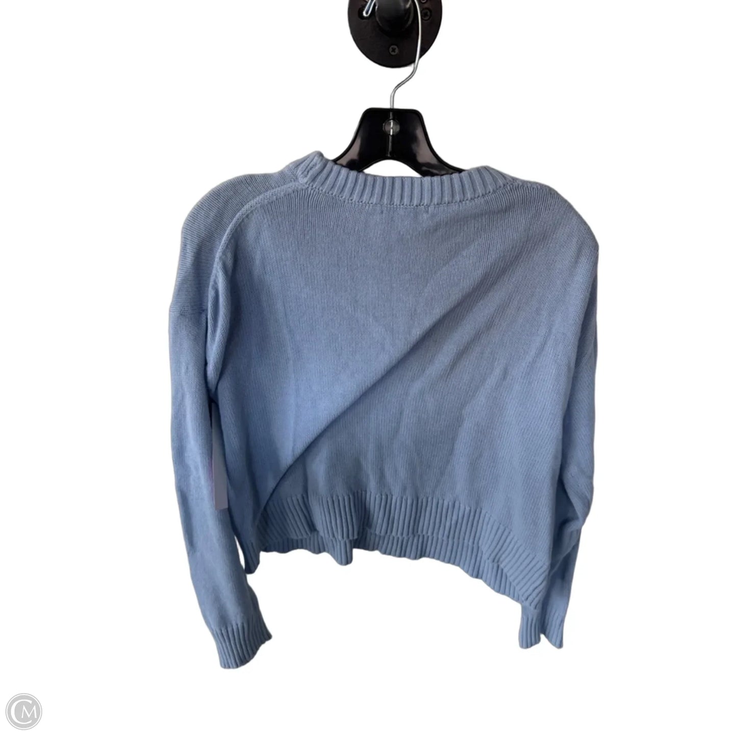 Sweater By Z Supply In Blue & White, Size: S