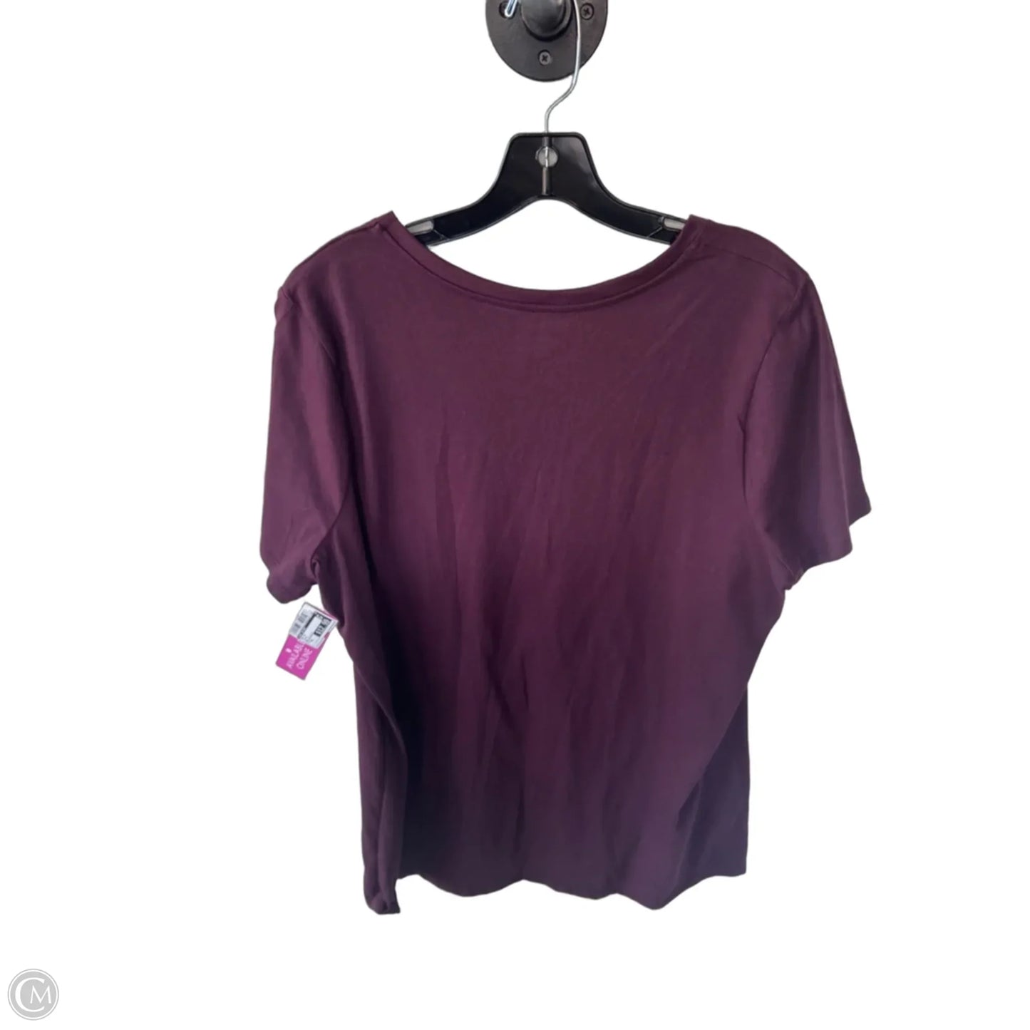 Top Short Sleeve By Lane Bryant In Purple, Size: Xl