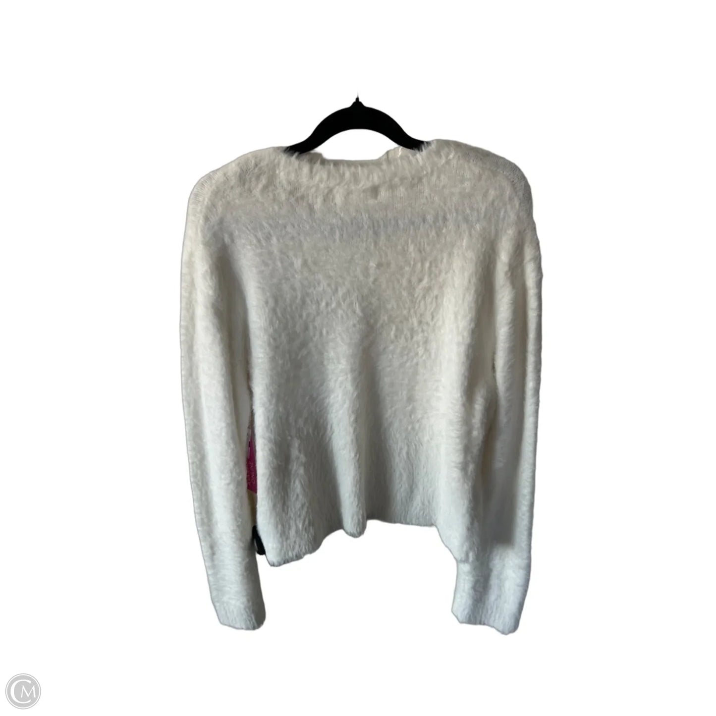 Sweater Cardigan By Cloth & Stone In White, Size: S