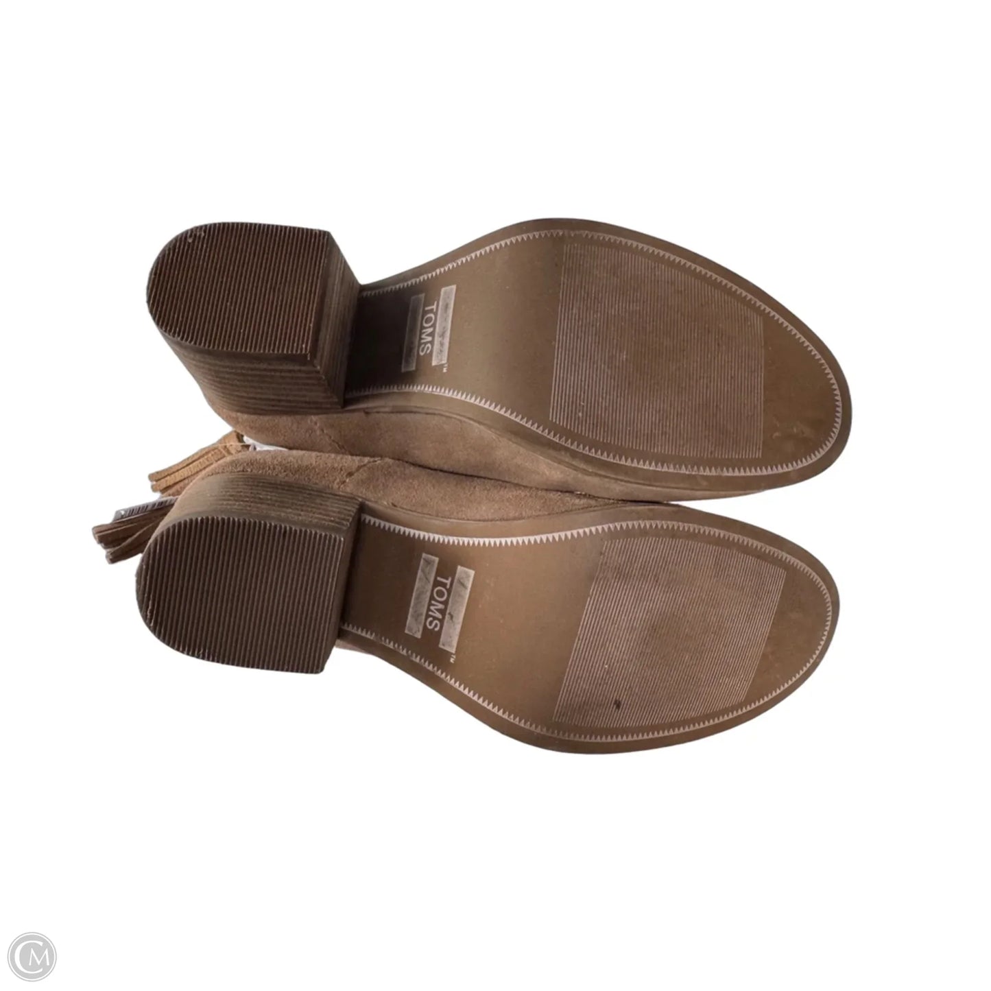 Boots Ankle Heels By Toms In Tan, Size: 6