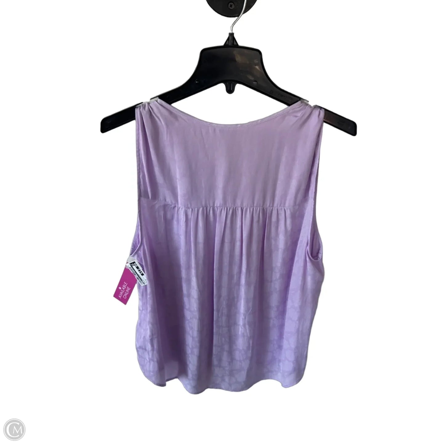 Top Sleeveless By Cabi In Purple, Size: Xl