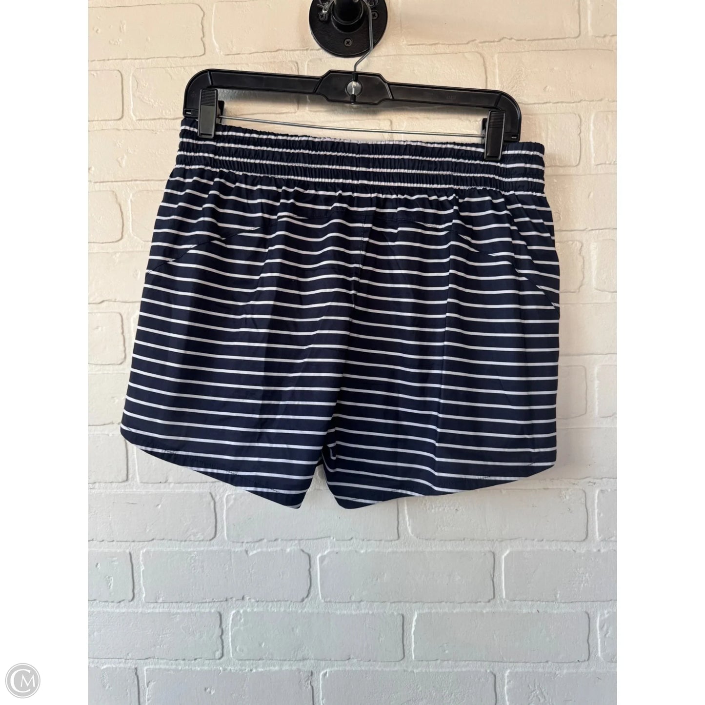 Athletic Shorts By Athleta In Blue & White, Size: 8