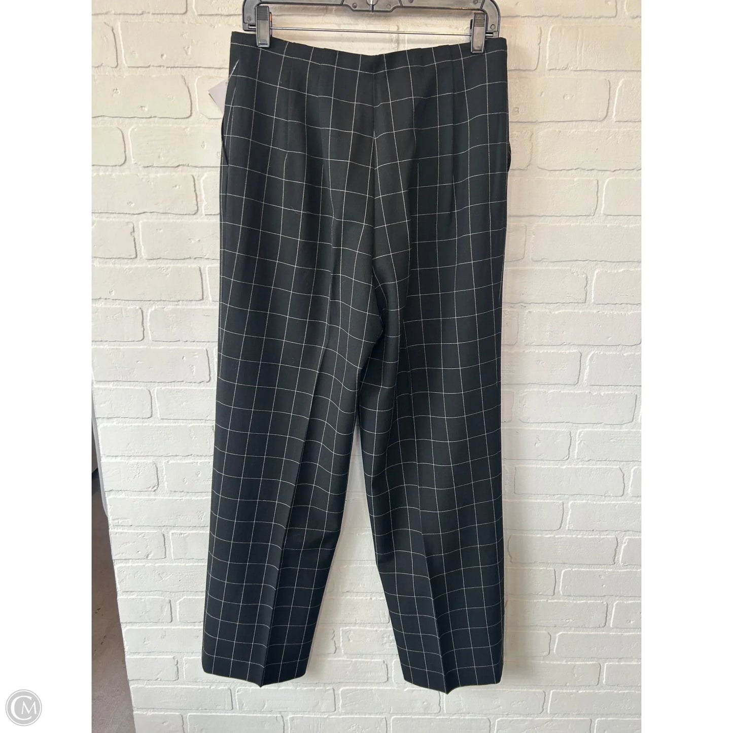 Pants Dress By Talbots In Black & White, Size: 10