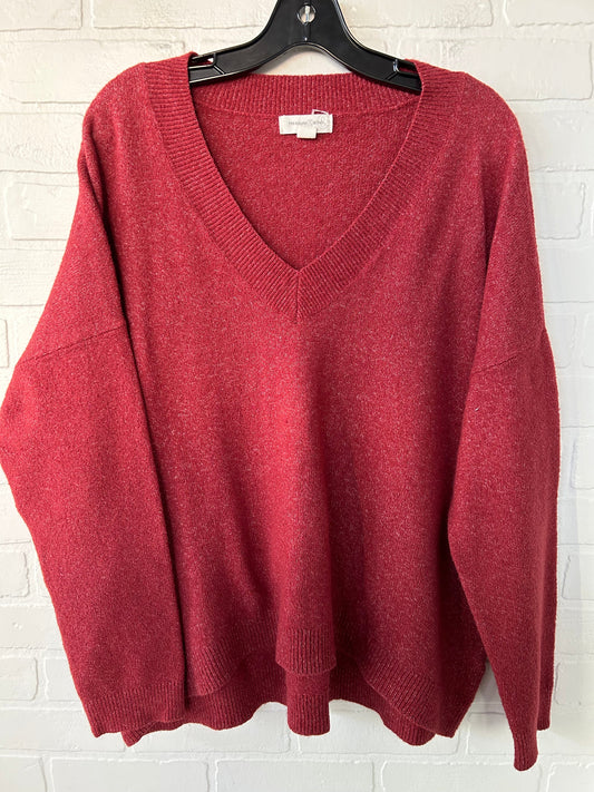 Sweater By Treasure And Bond In Red, Size: L