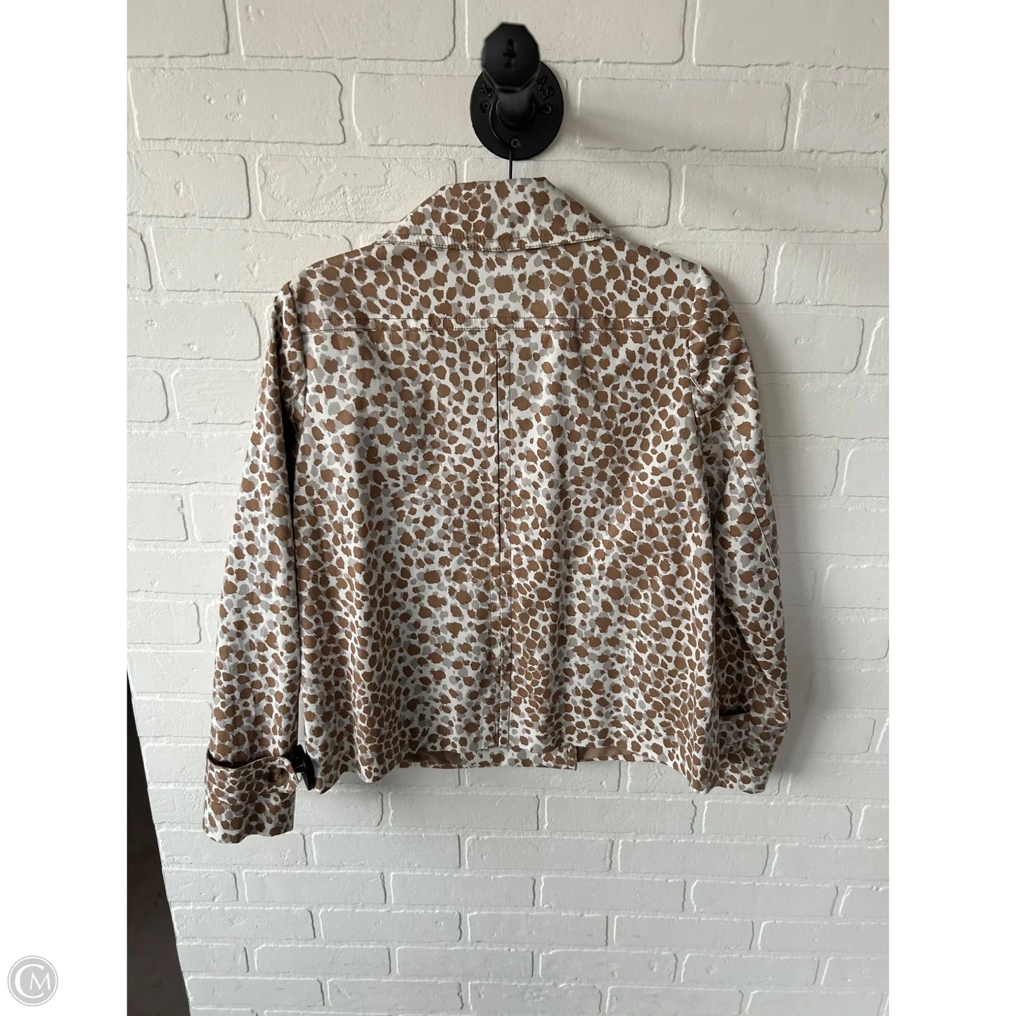 Blazer By Ann Taylor In Brown & White, Size: Xs