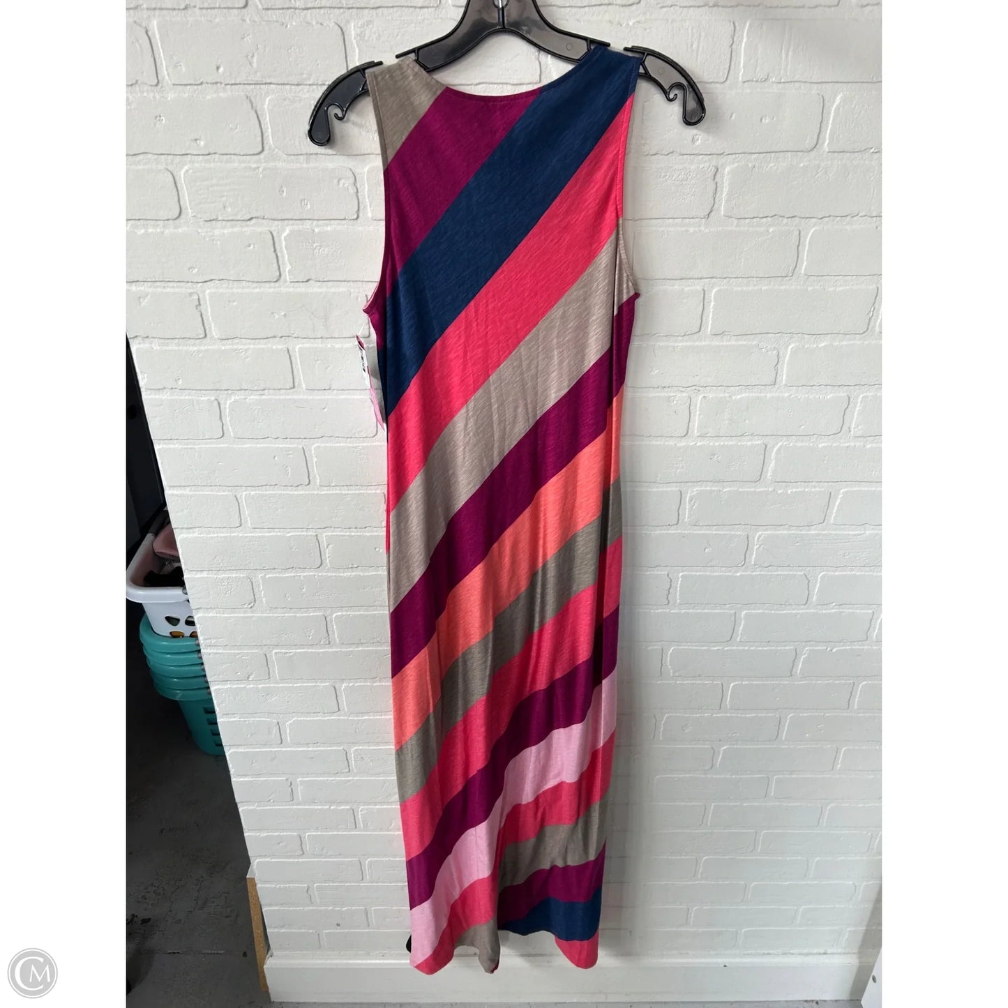 Dress Casual Maxi By Tommy Bahama In Brown & Pink, Size: Xs