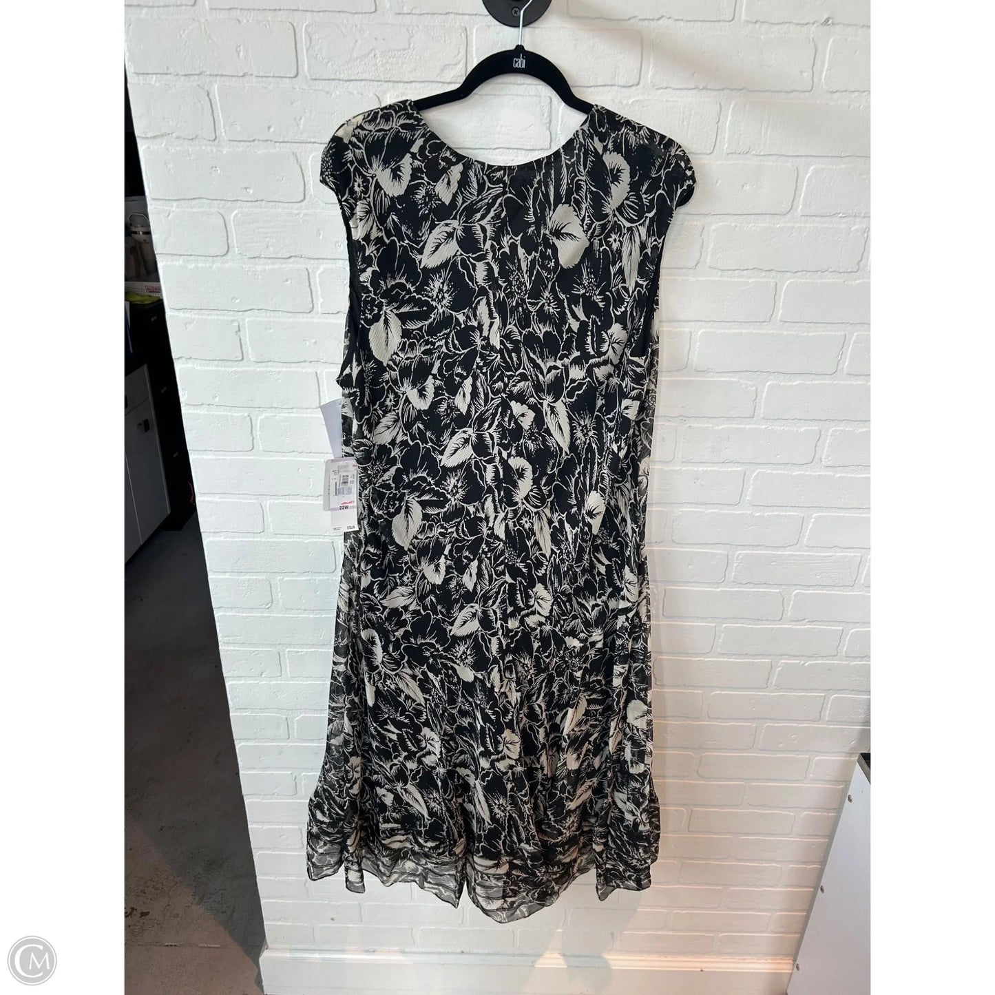 Dress Work By Jones New York In Black & Cream, Size: 3x