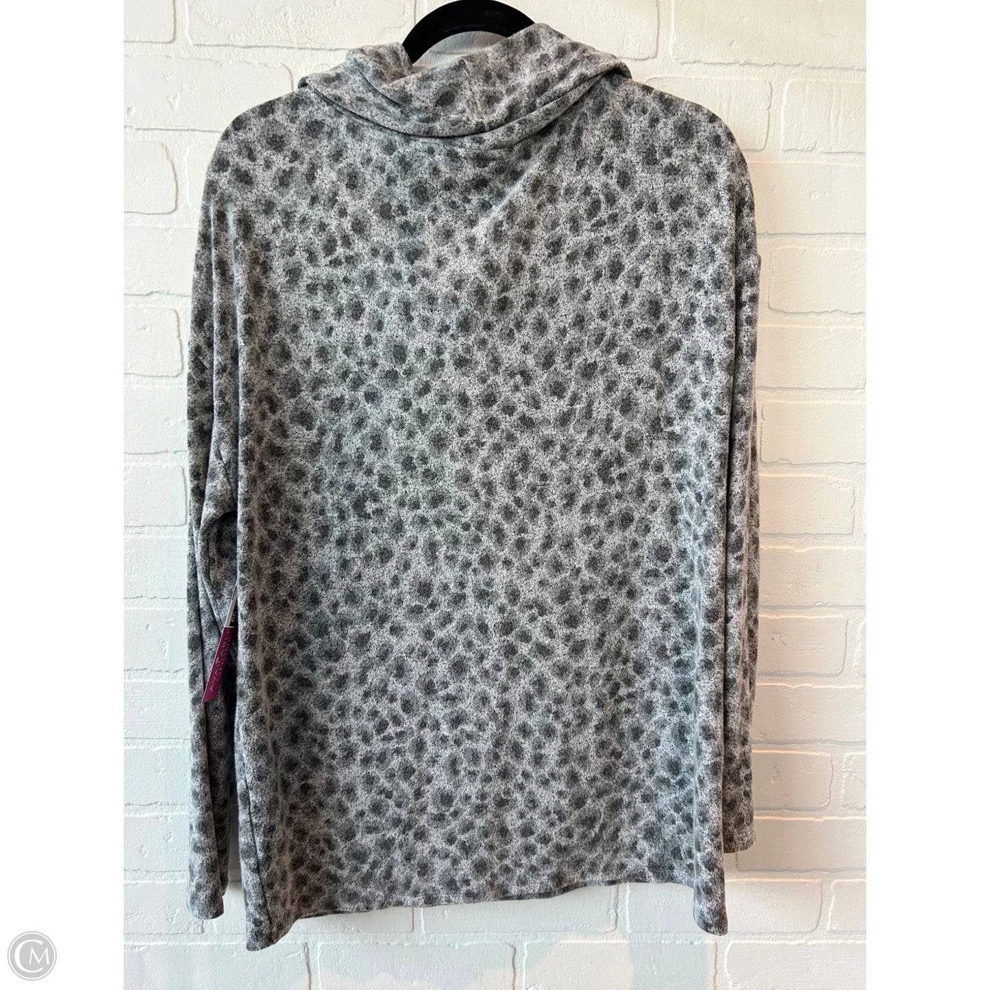 Top Long Sleeve By White House Black Market In Grey, Size: M