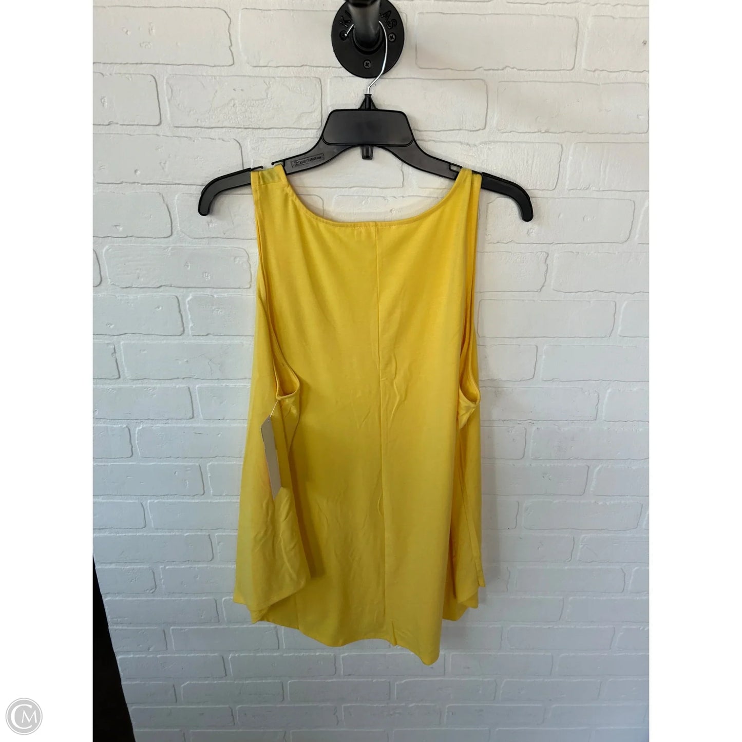Top Sleeveless Basic By Zenana Outfitters In Yellow, Size: 3x