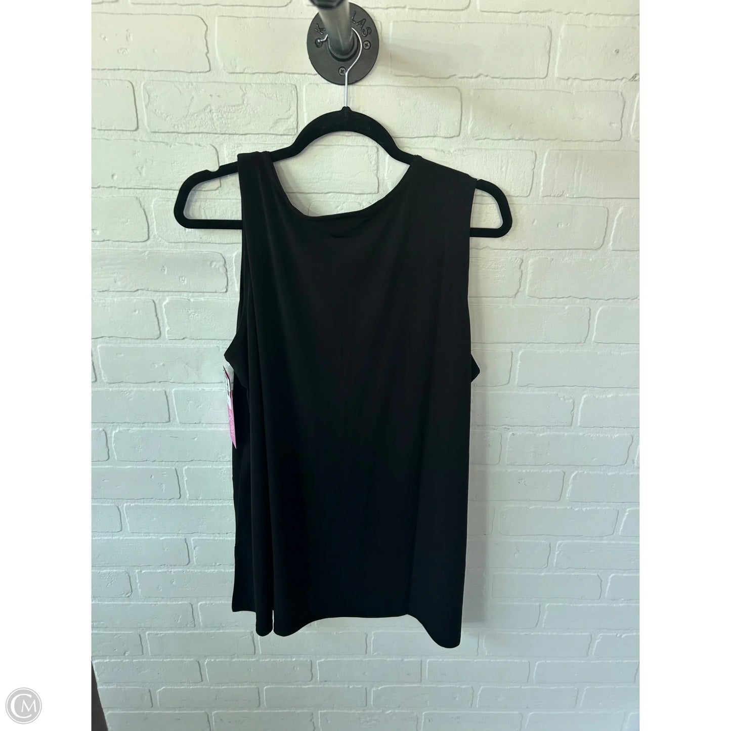 Top Sleeveless By Zenana Outfitters In Black, Size: 1x