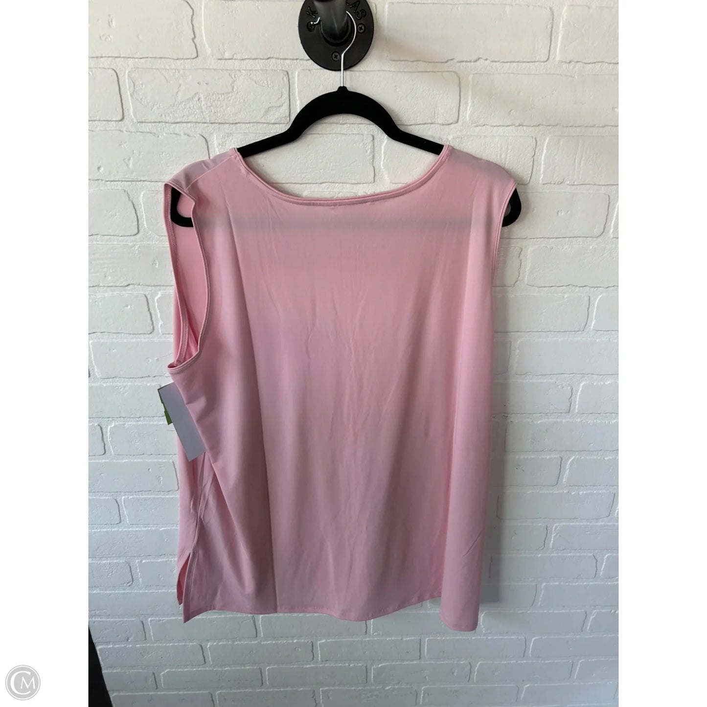 Top Sleeveless Basic By Zenana Outfitters In Pink, Size: 2x