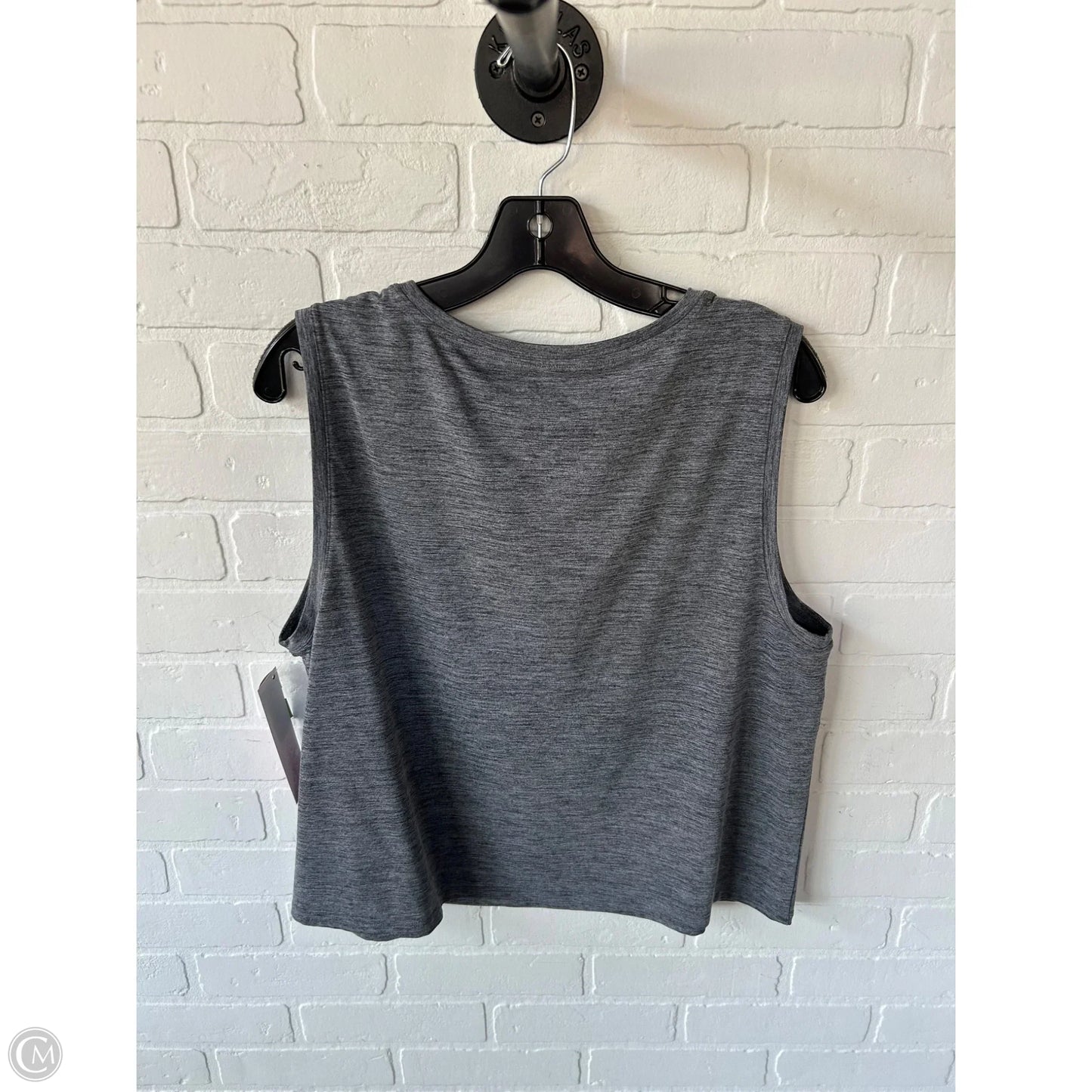 Athletic Tank Top By Gapfit In Grey, Size: L