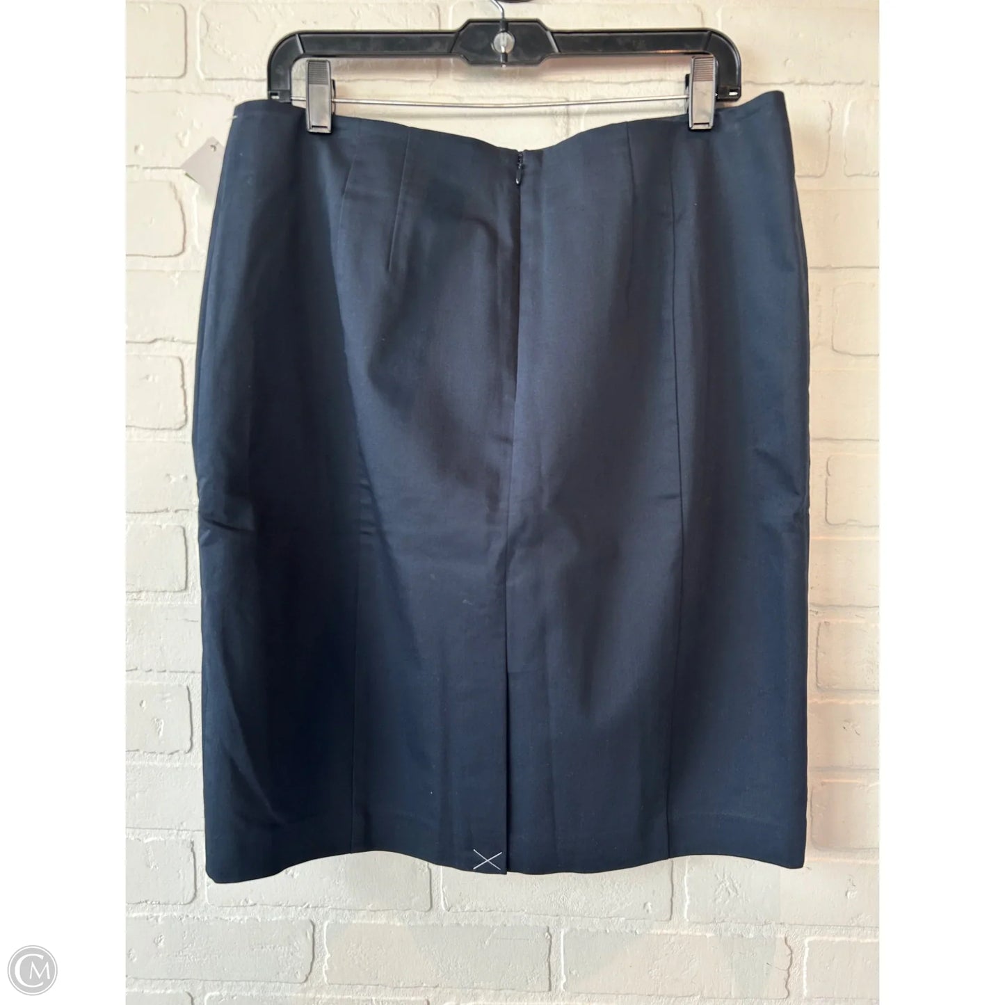 Skirt Midi By Ann Taylor In Navy, Size: 14